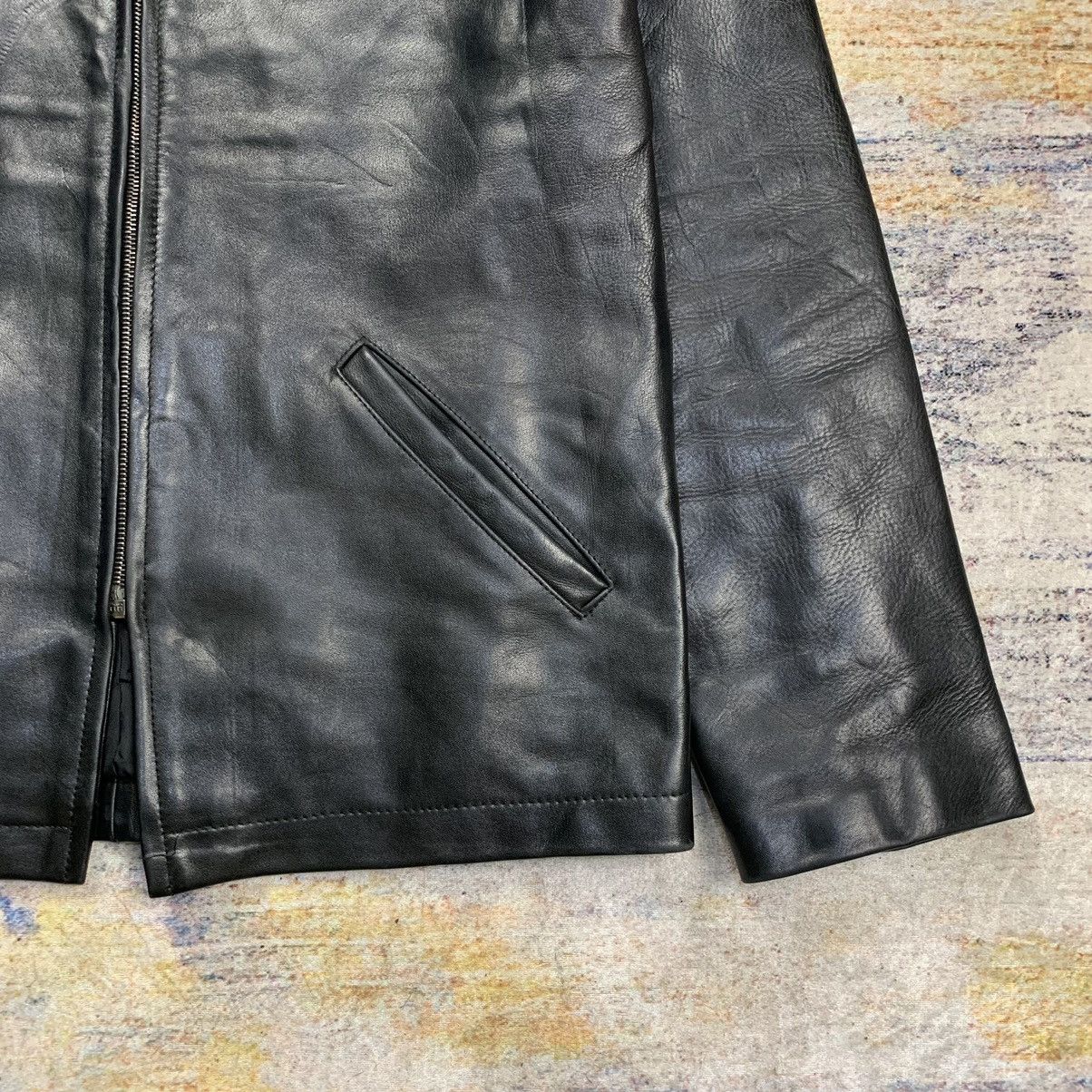 A.P.C. A.P.C Horse leather single riders leather jacket Size US S / EU 44-46 / 1 - 4 Thumbnail