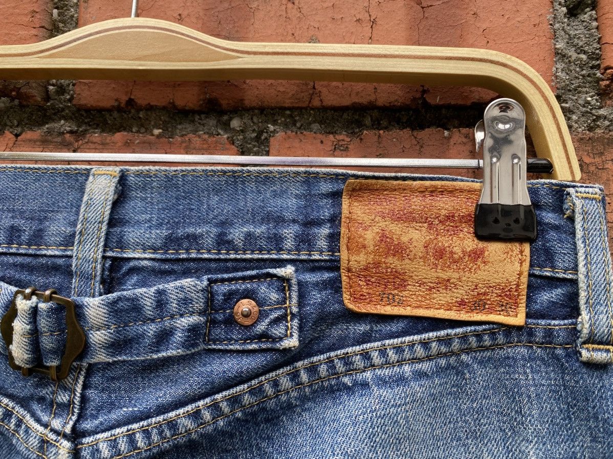 Levi's Vintage Clothing W30x31 vintage levi's 702 redline big E buckle back JAPAN Size US 30 / EU 46 - 4 Thumbnail