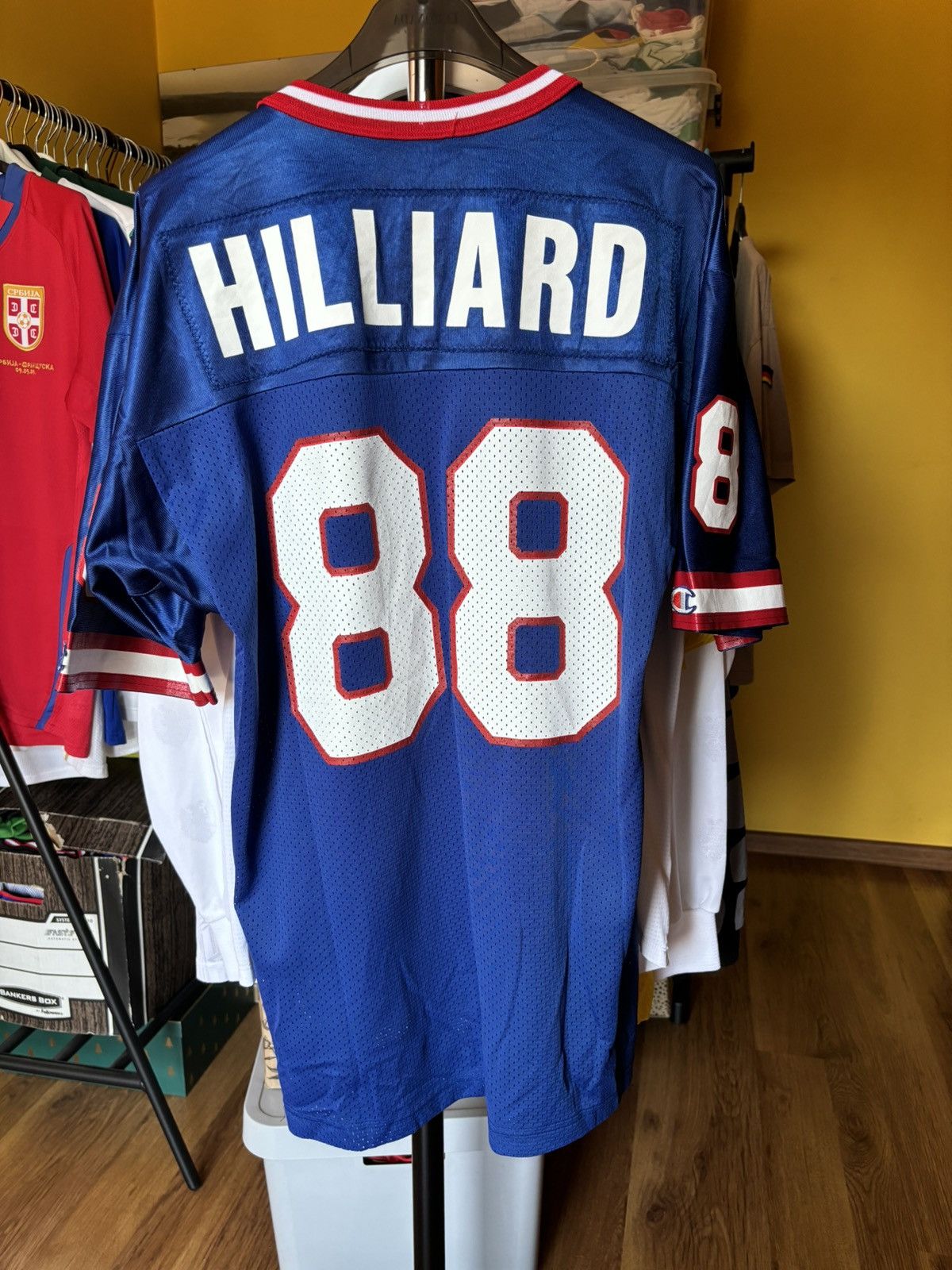 Champion New York Giants Jersey NFL baseball champion Ike Hilliard Size US M / EU 48-50 / 2 - 2 Thumbnail