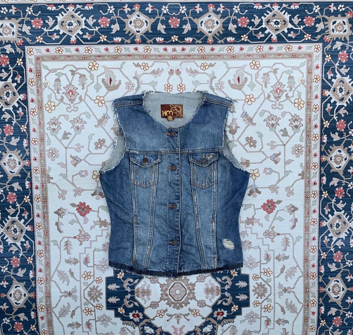 Hollister HOLLISTER RUGGED DENIM JEANS VEST Size S / US 4 / IT 40 - 1 Thumbnail