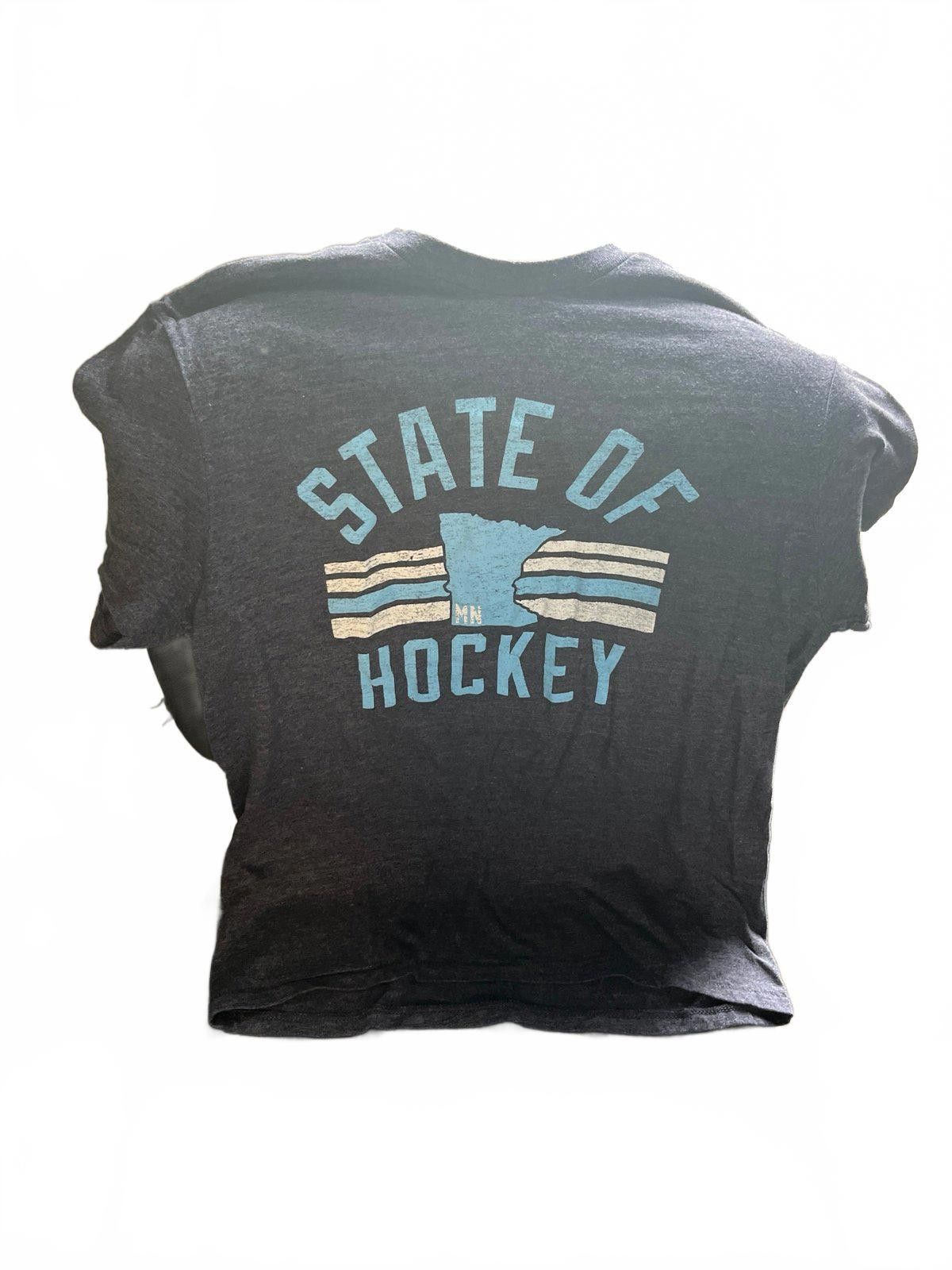 NHL Minnesota State of Hockey T-Shirt - Classic Gray Tee Size M / US 6-8 / IT 42-44 - 1 Thumbnail