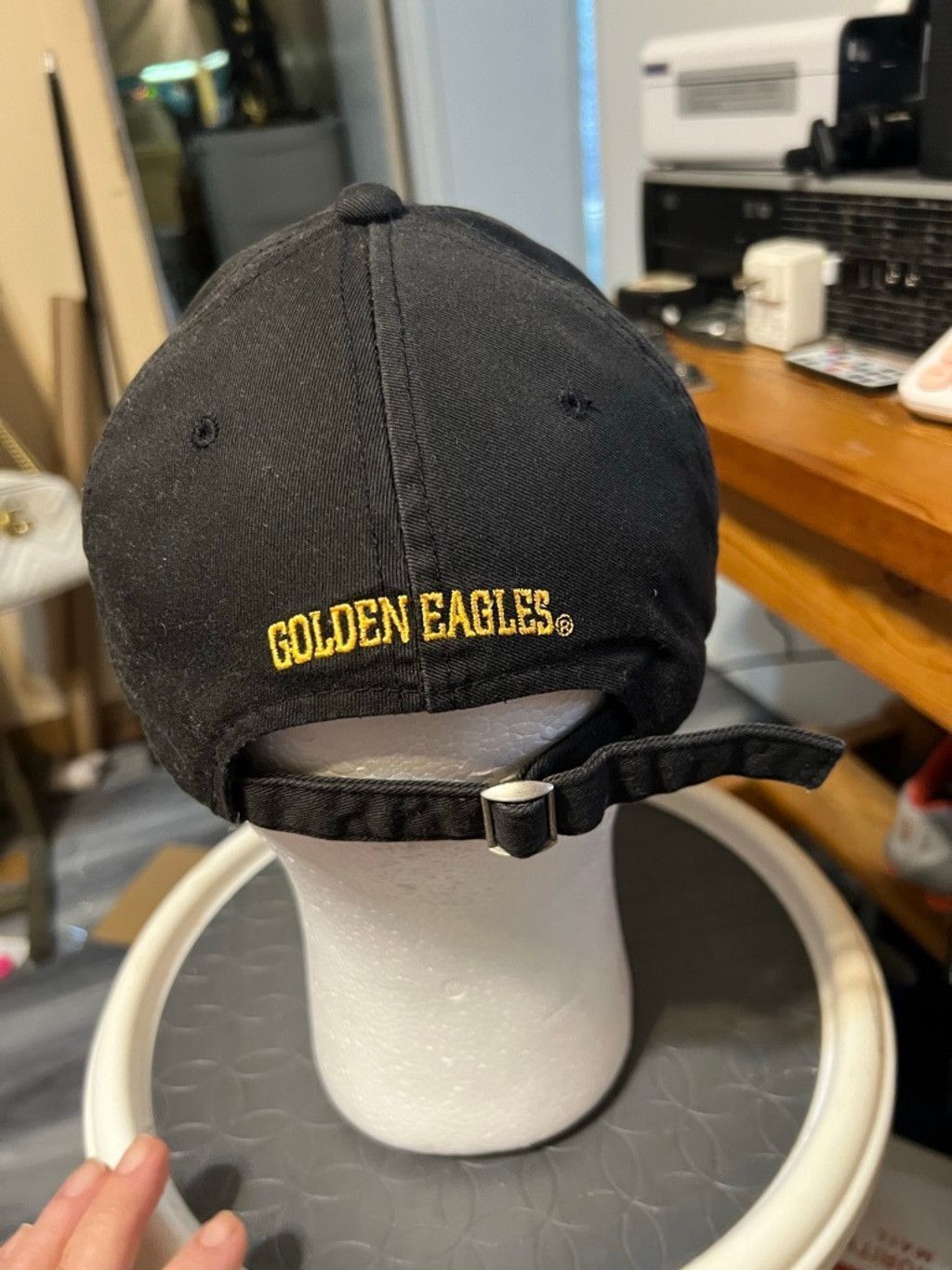 Kirkland Signature Men's Signature Black Golden Eagles Baseball Cap One Size Size ONE SIZE - 3 Thumbnail