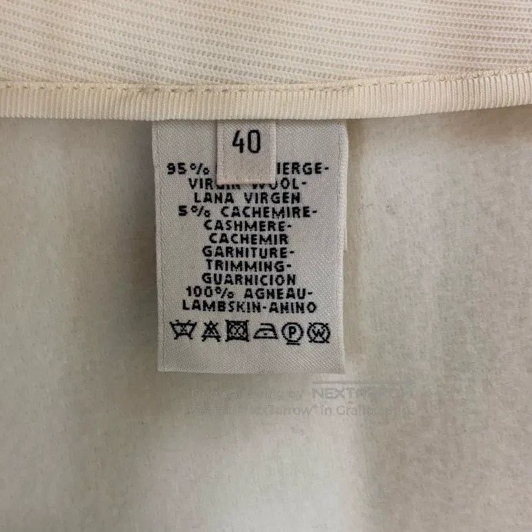 Hermes Hermes Beige Stand Collar Slim Fit Jacket Size S / US 4 / IT 40 - 5 Thumbnail