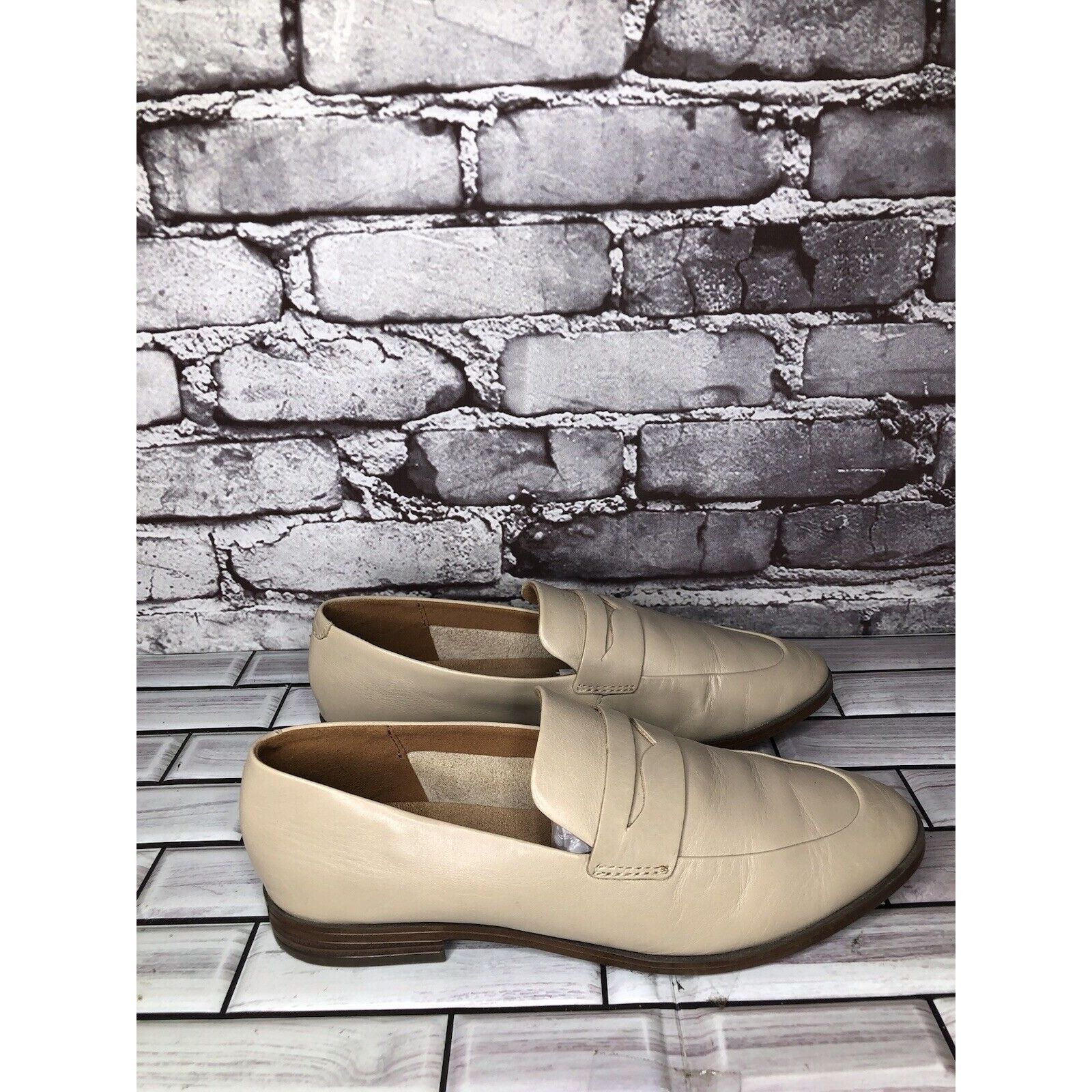 Rockport Rockport Trutech Beige Nude Leather Penny Slip On Dressy Loa Size US 7.5 / IT 37.5 - 13 Thumbnail