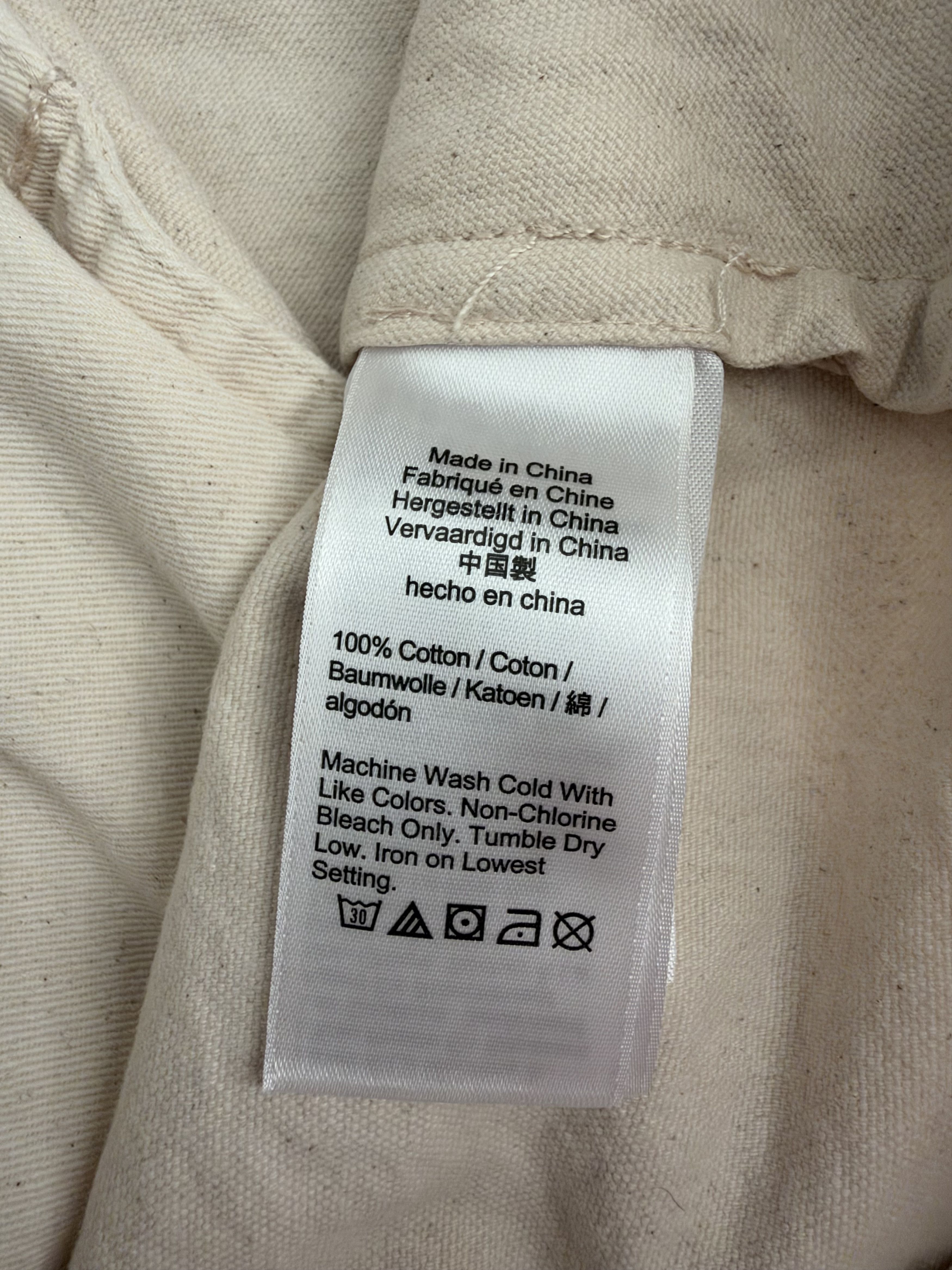 J.Crew J.Crew Cotton Canvas Wide Fit Trousers in Natural, 38x32 Size US 38 / EU 54 - 5 Thumbnail