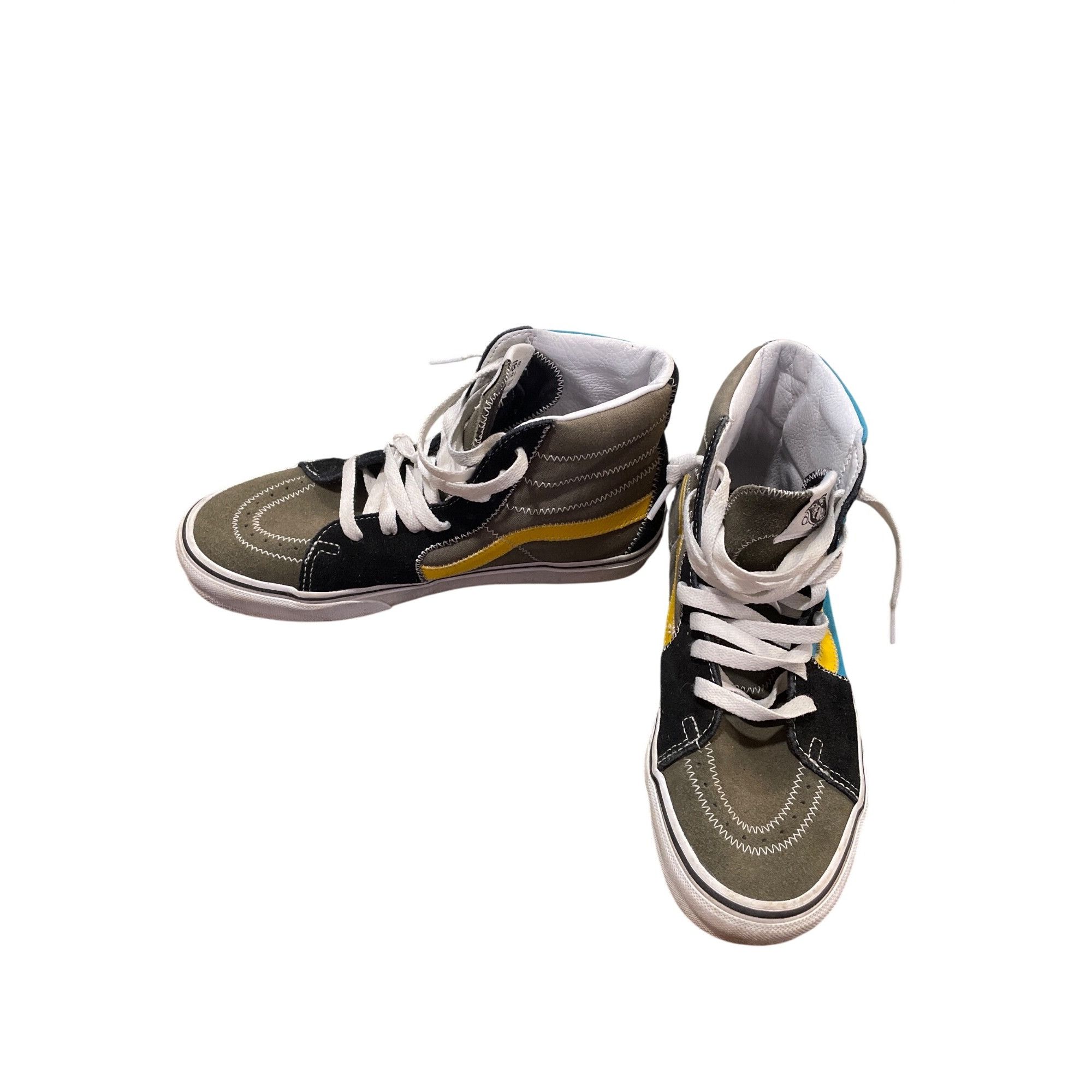 Vans Vans wms multi colored high top skaters shoes sneakers sz 7. Size US 7.5 / IT 37.5 - 2 Thumbnail