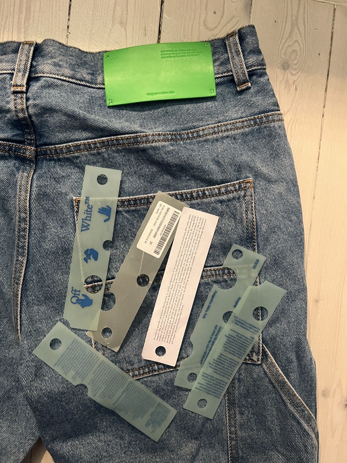 Off-White × Virgil Abloh Off-White Carpenter Jeans Size US 31 - 7 Thumbnail