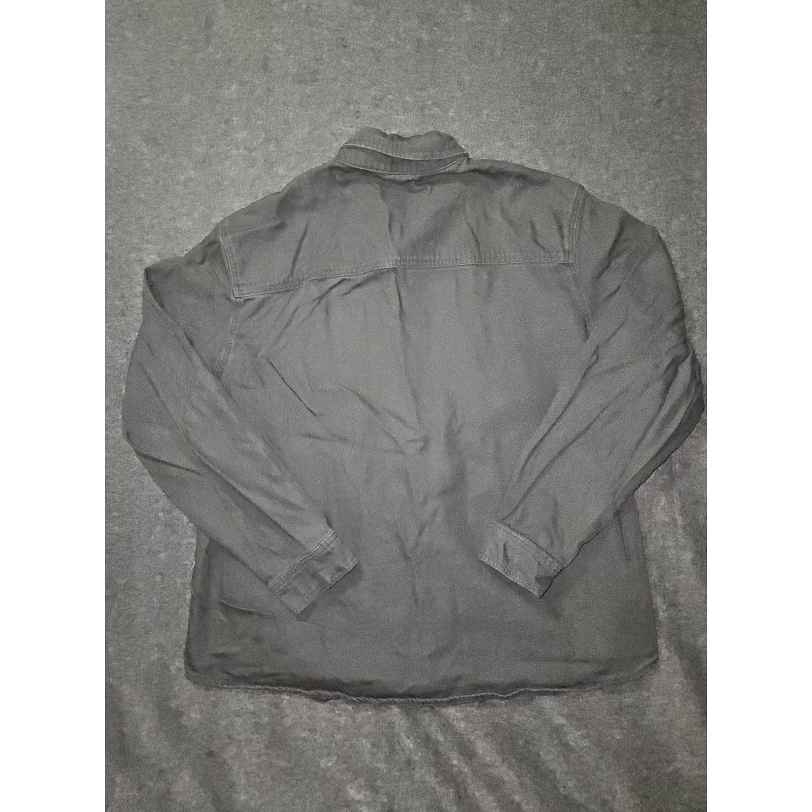 Lucky Brand Lucky Brand Shirt Mens 2XL Gray Button Down Long Sleeve Double Pocket Casual Shirt-2XL Mens Gray Button-Down Collared Cotton Workwear Size US XXL / EU 58 / 5 - 8 Thumbnail