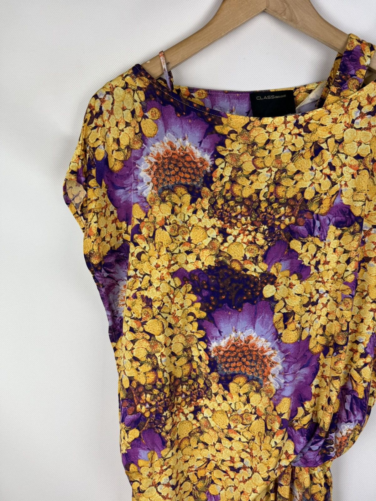 Cavalli Class Roberto Cavalli Class Ladies Overprinted Assymetrical Dress Size S / US 4 / IT 40 - 5 Thumbnail