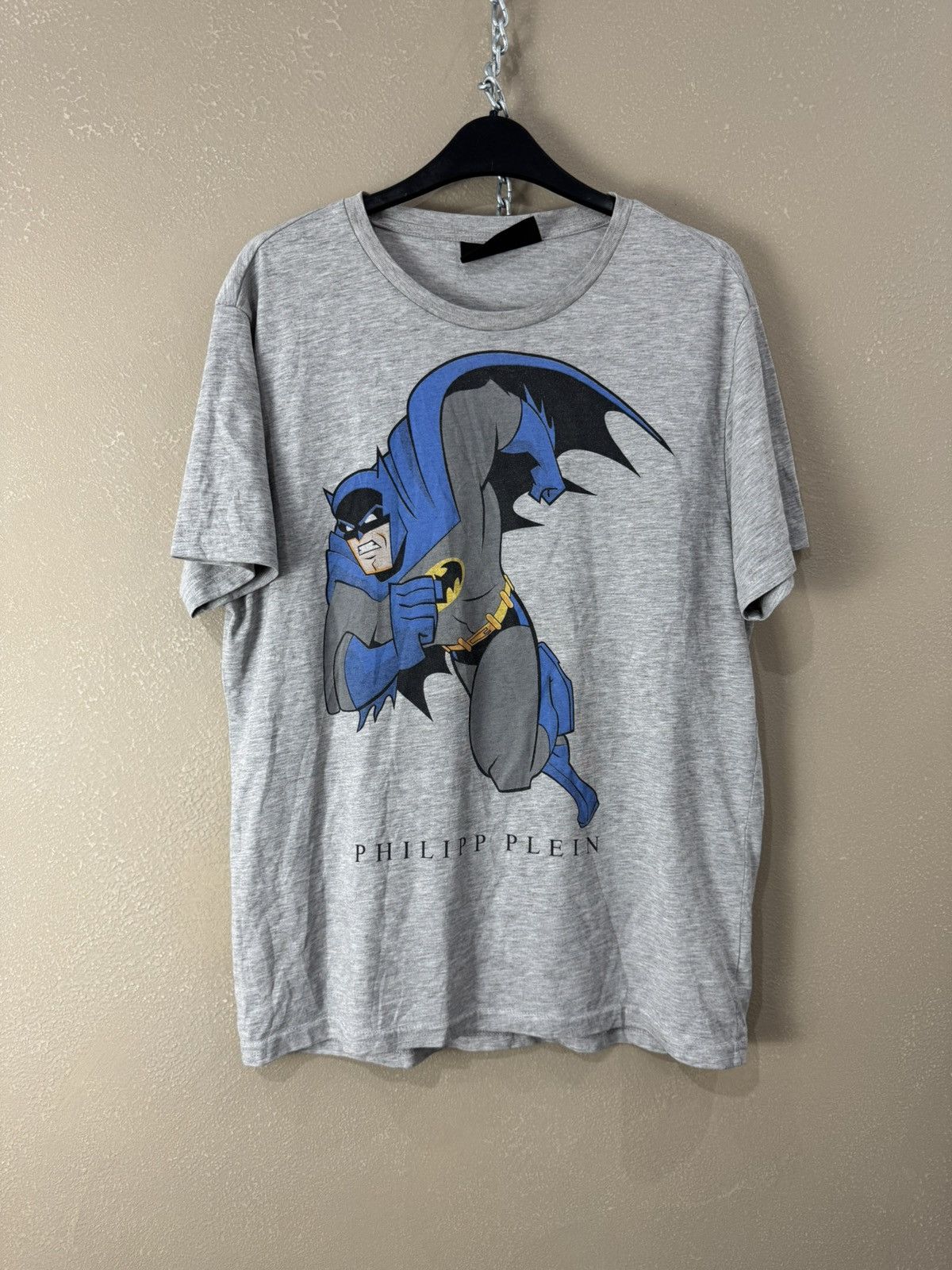DC Comics Philipp Plein & DC Comics Black Batman tShirt Size US L / EU 52-54 / 3 - 1 Thumbnail