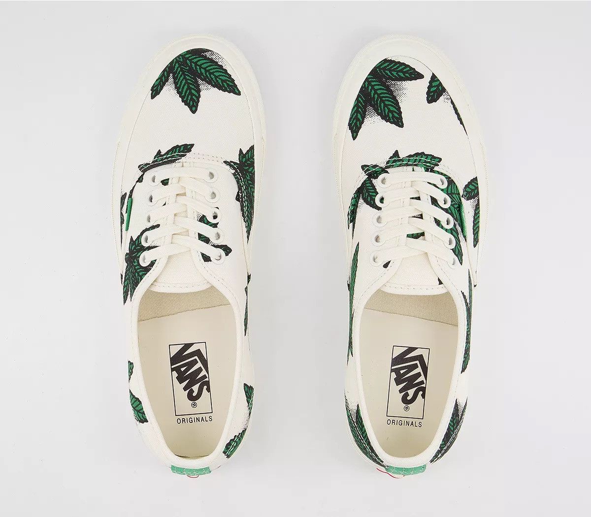 Vans VANS OG Authentic LX Sweet Leaf "420" White/Green Size US 10 / EU 43 - 1 Thumbnail