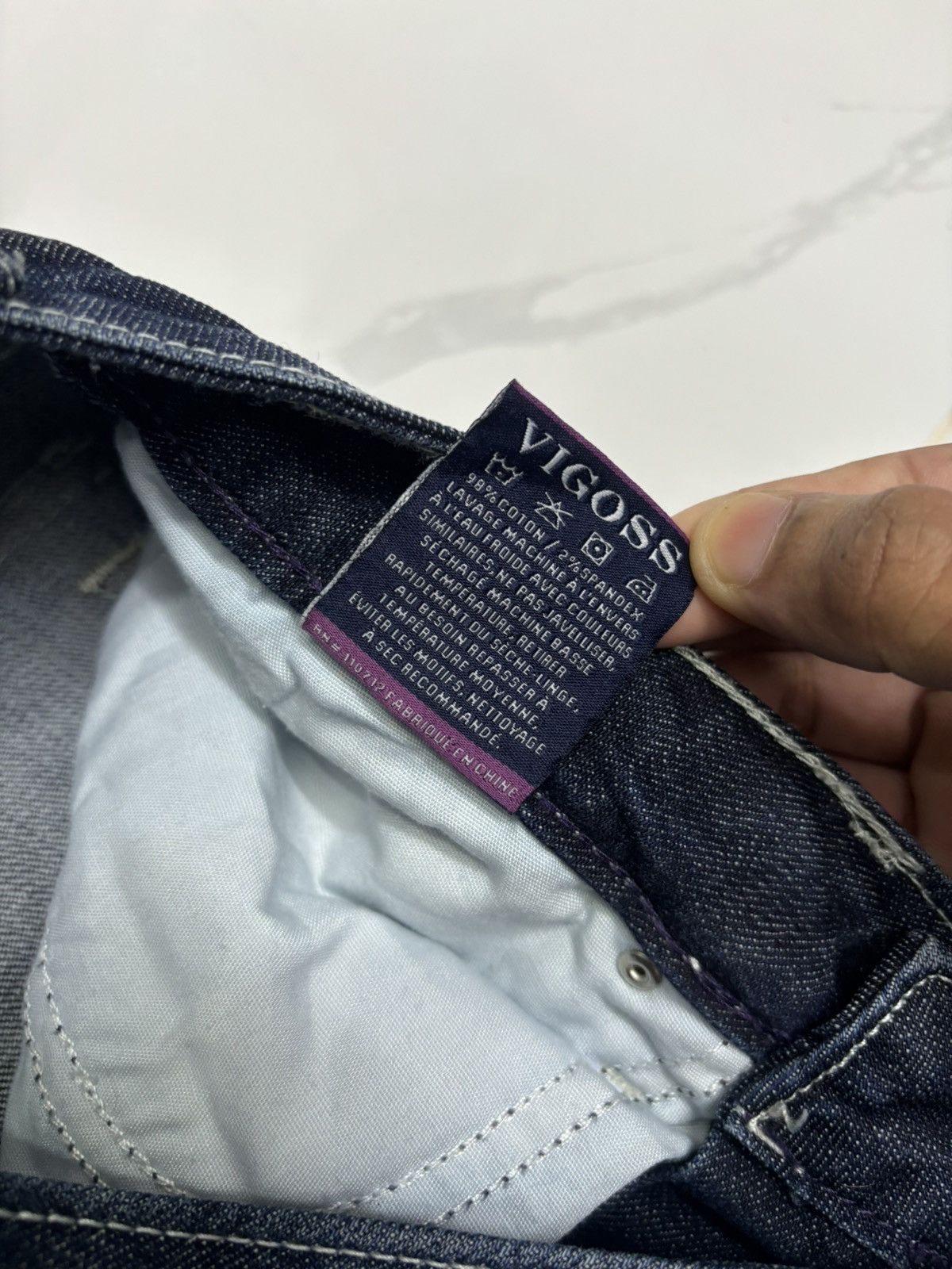 If Six Was Nine Flare Jeans Blue Denim Vigoss Brand Bootcut Flared Denim Size 28" / US 6 / IT 42 - 13 Thumbnail