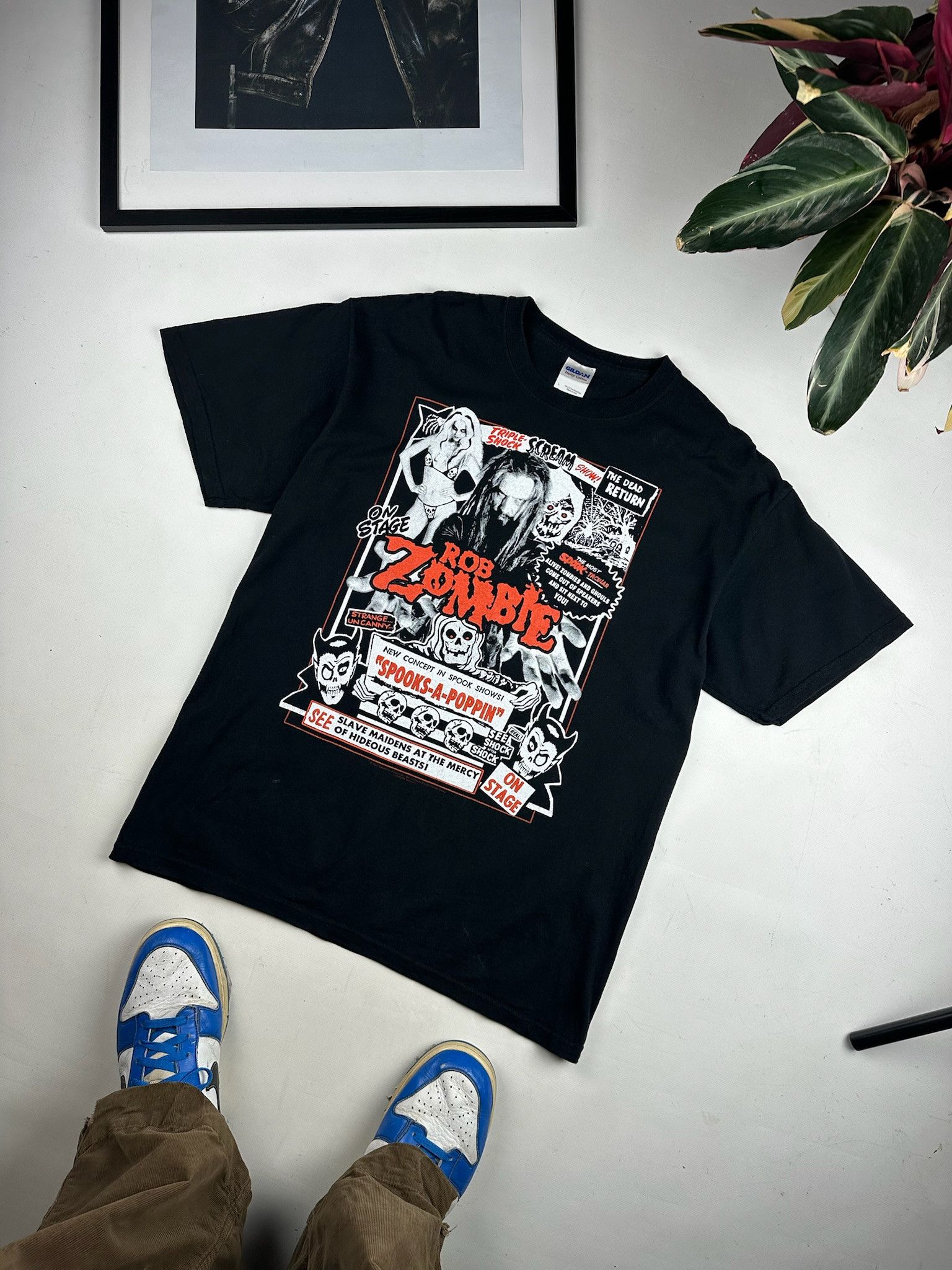 Band Tees Crazy Vintage Y2K Rob Zombie Human Blood Zombie Band Tee Size US L / EU 52-54 / 3 - 7 Thumbnail