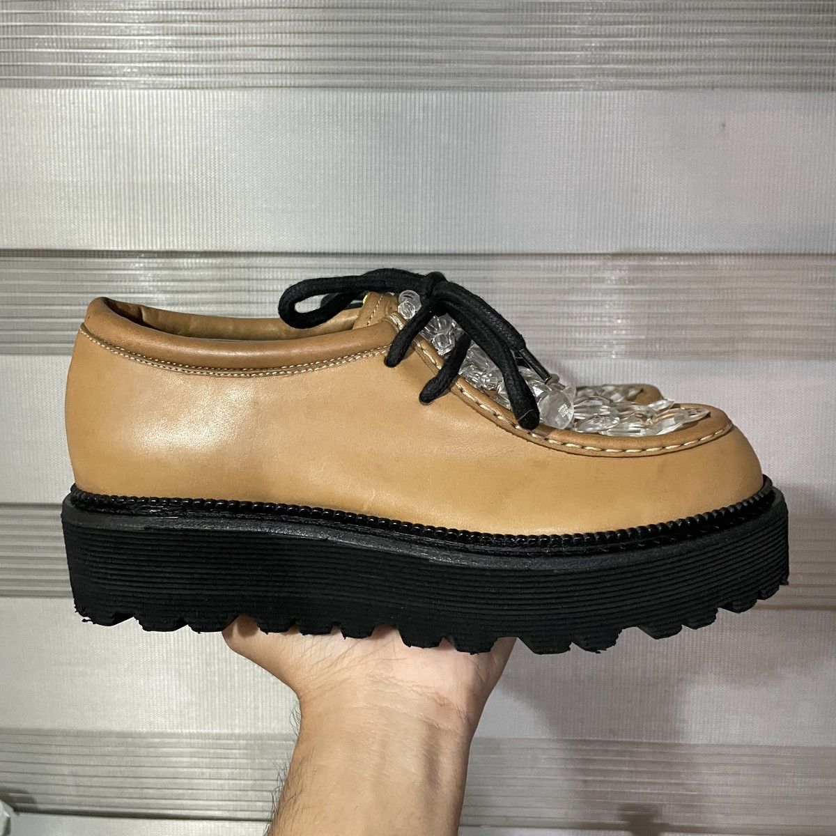 MSGM MSGM ITALY LACE UP FLATS Size US 5.5 / IT 35.5 - 2 Thumbnail