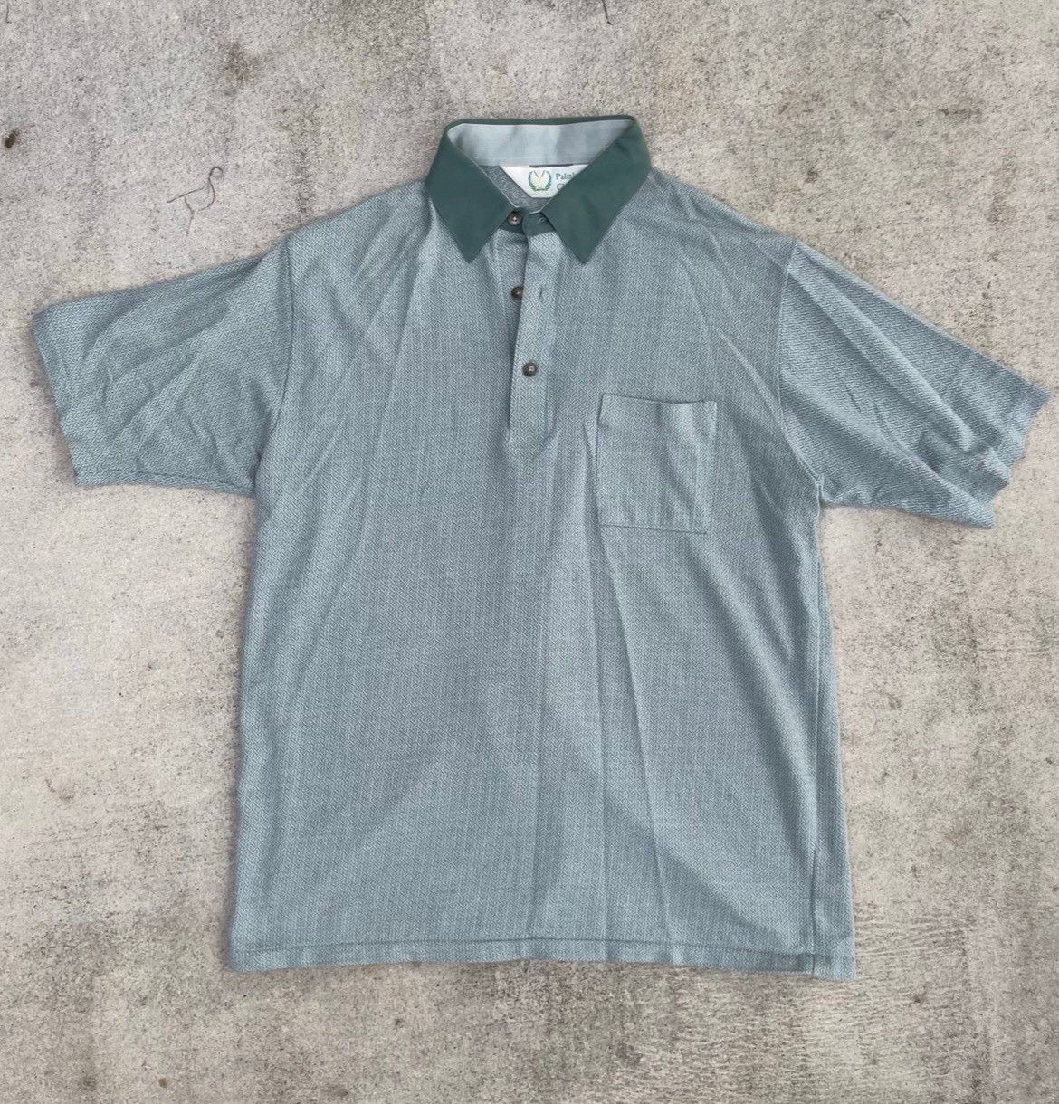 Other Vintage Palmland Club Polo Shirt Green Collar Mens Large Size US L / EU 52-54 / 3 - 1 Thumbnail