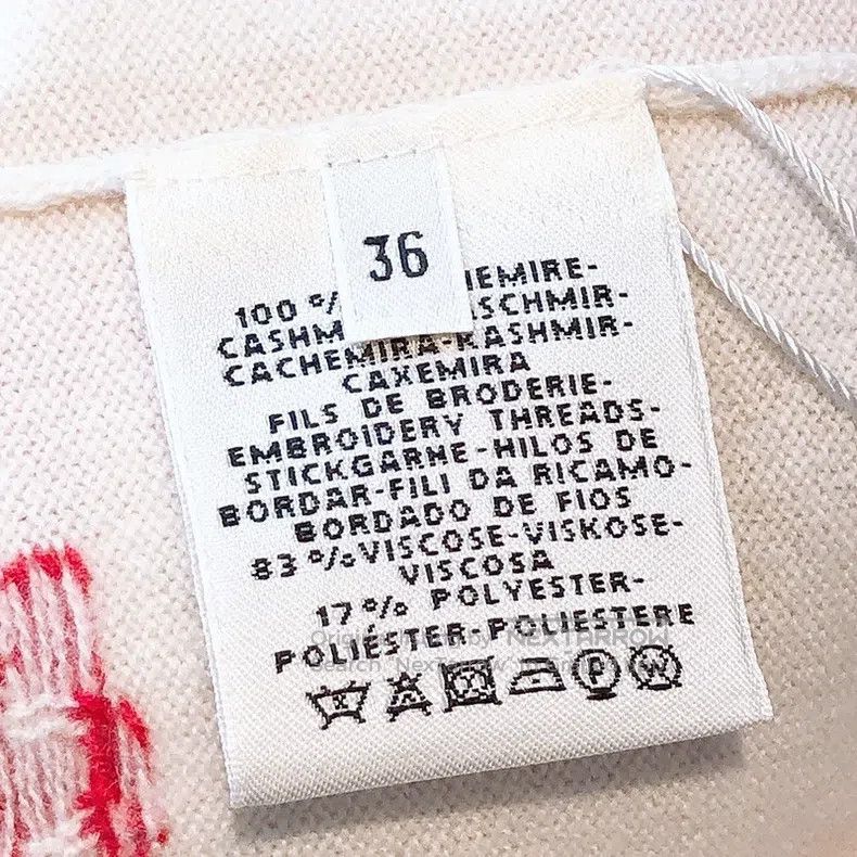 Hermes Hermes Heavy embroidery, wheel tassel cashmere knitted sho Size XS / US 0-2 / IT 36-38 - 8 Thumbnail