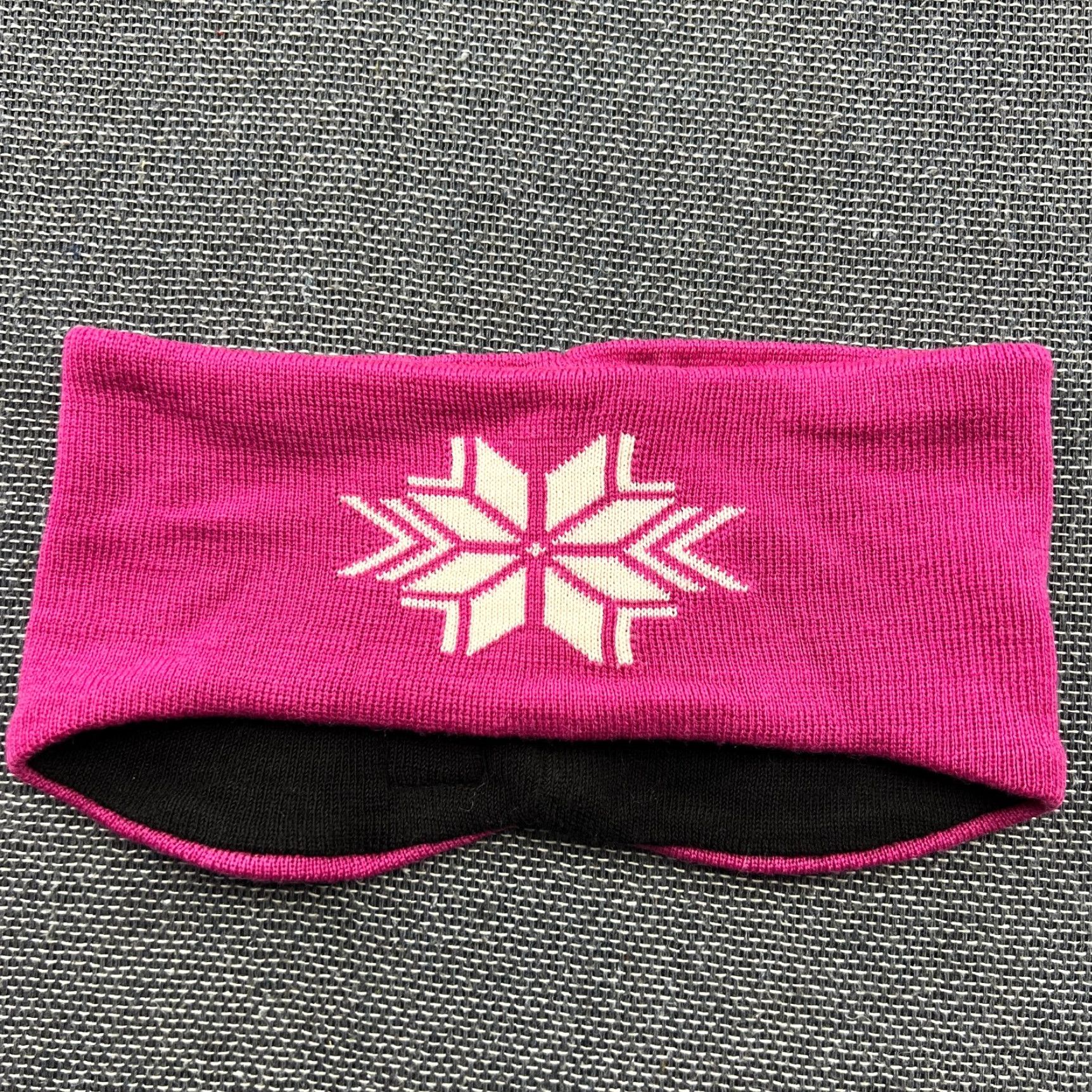 Dale Of Norway Dale of Norway Womens Headband One Size 100% Merino Wool Lined Purple Snowflake Size ONE SIZE - 2 Thumbnail