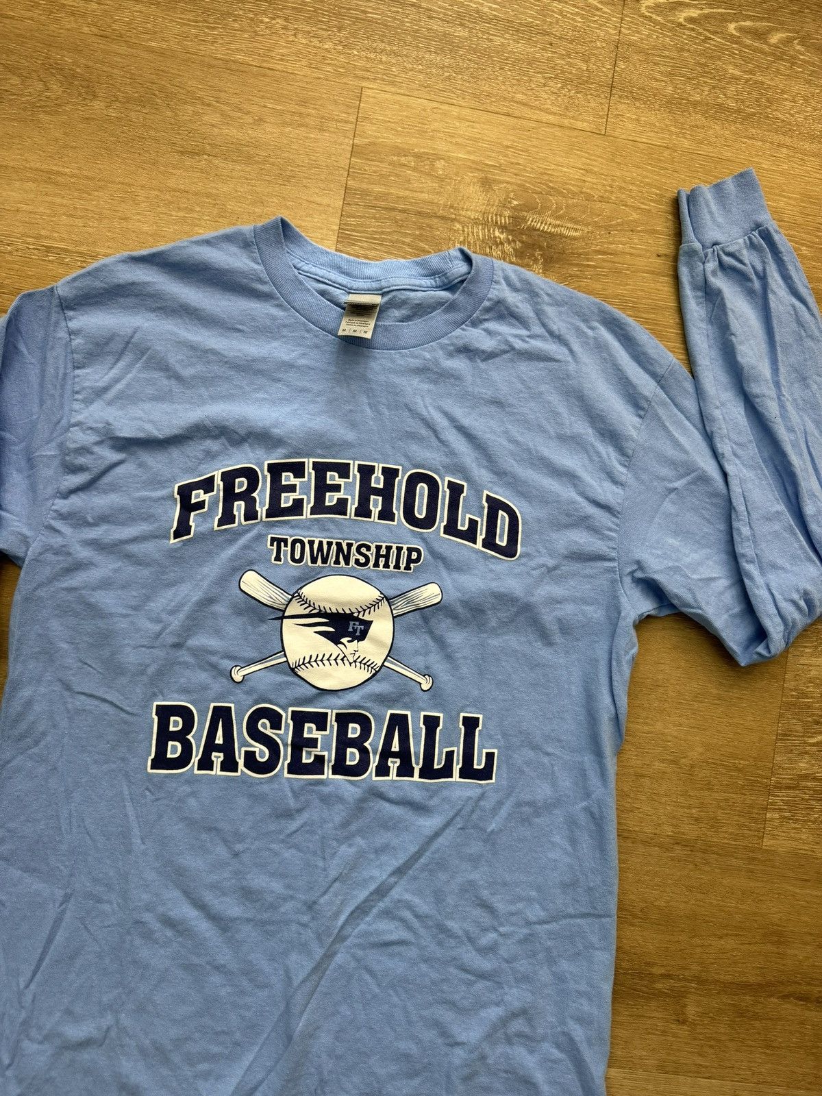 Vintage Y2K Freehold High School Baseball Long Sleeve - Blue/Medium Size US M / EU 48-50 / 2 - 2 Thumbnail