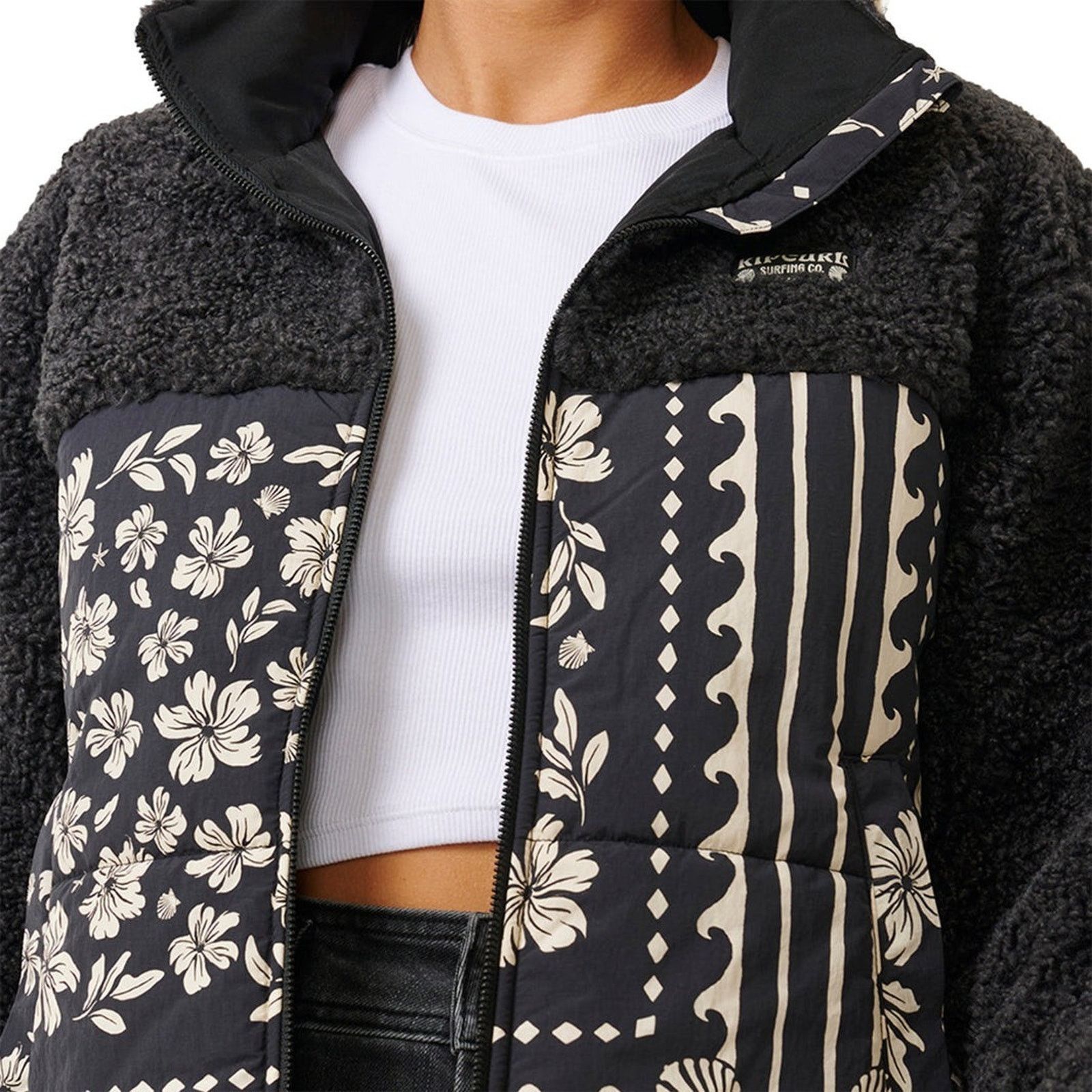 Rip Curl Rip Curl Women Soleil Puffer Multicolor Zip Up Jacket Size S Size S / US 4 / IT 40 - 3 Thumbnail
