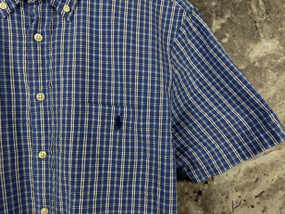 Polo Ralph Lauren Polo Ralph Lauren Short Sleeve Shirt Blue Checkered Classic Size US L / EU 52-54 / 3 - 5 Thumbnail