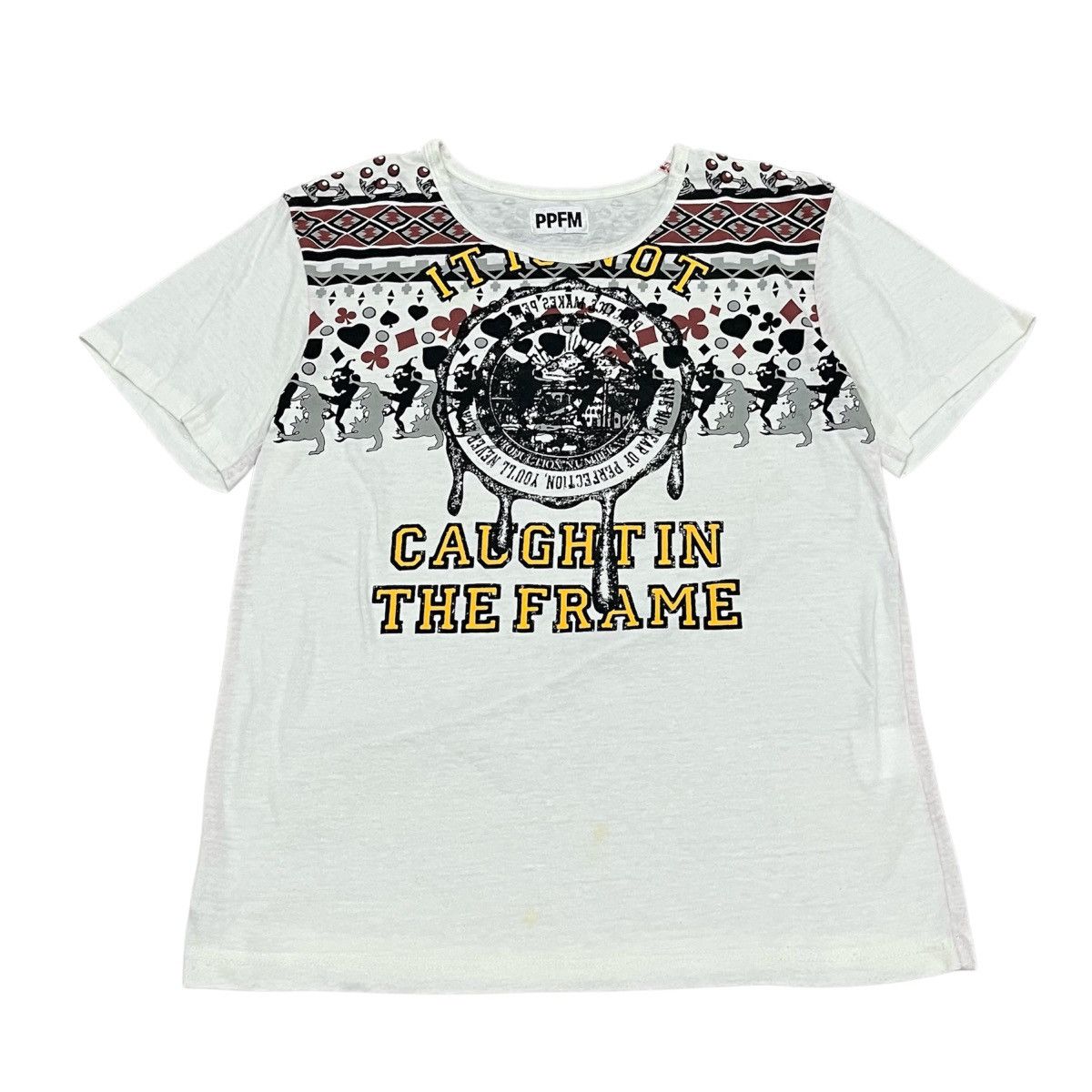 PPFM 2000s PPFM Tribal Geometric Pattren T-shirt ifsix LgbStyle Size US S / EU 44-46 / 1 - 1 Thumbnail
