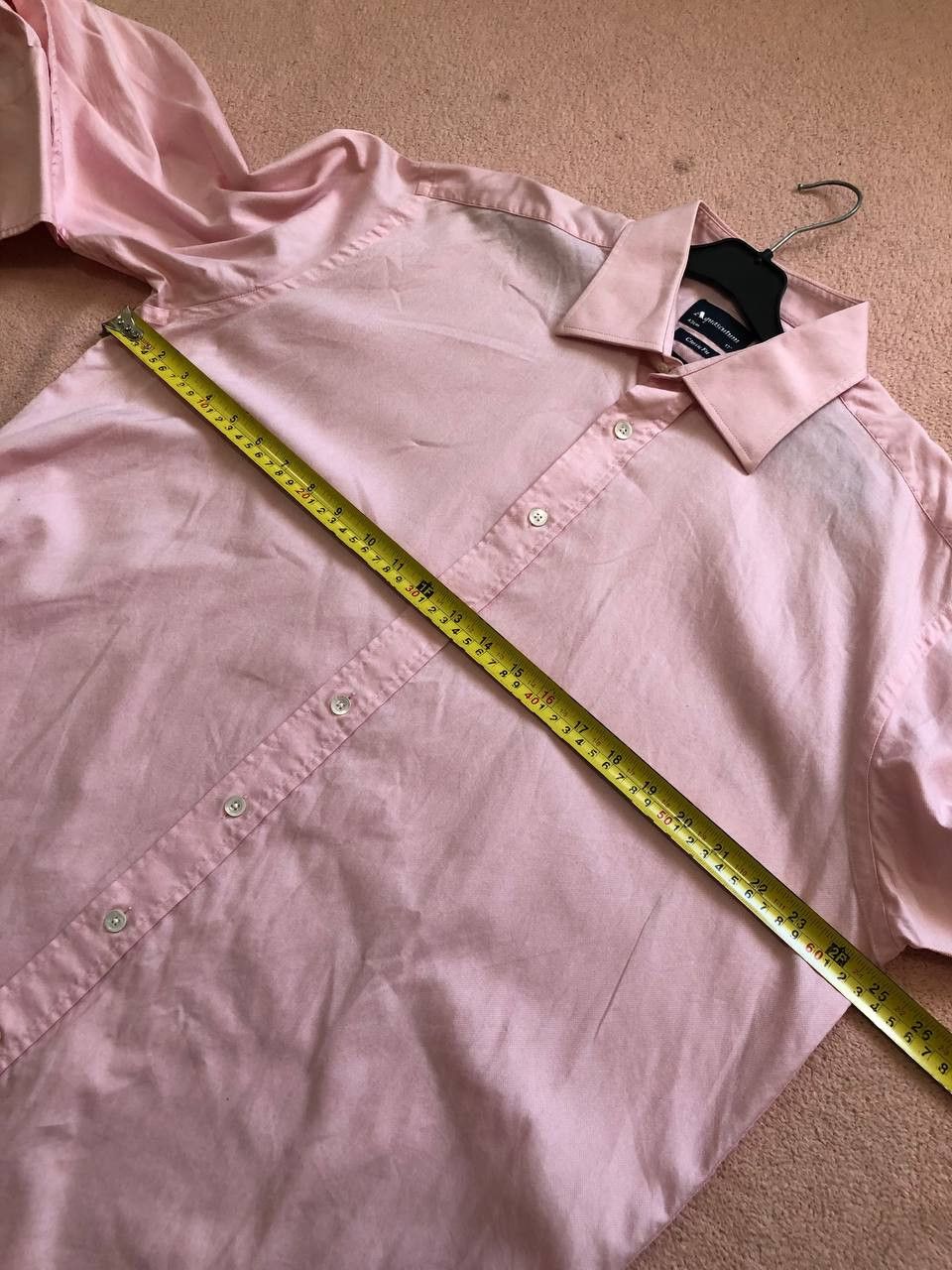 Aquascutum Vintage Aquascutum Pink Classic Fit Long Sleeve Button Shirt Size US XL / EU 56 / 4 - 8 Thumbnail