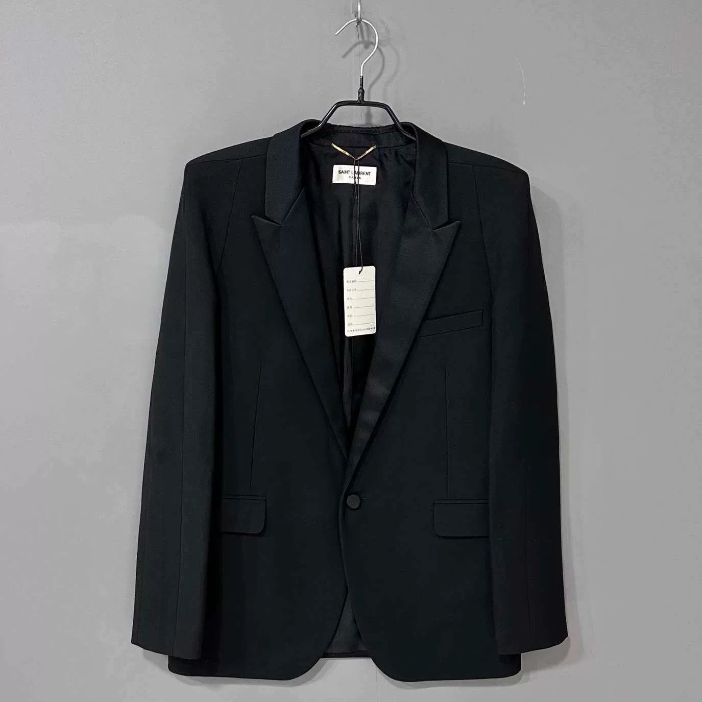 Saint Laurent Paris Saint Laurent Classic Smoking Blazer Size US XXS / EU 40 - 1 Thumbnail