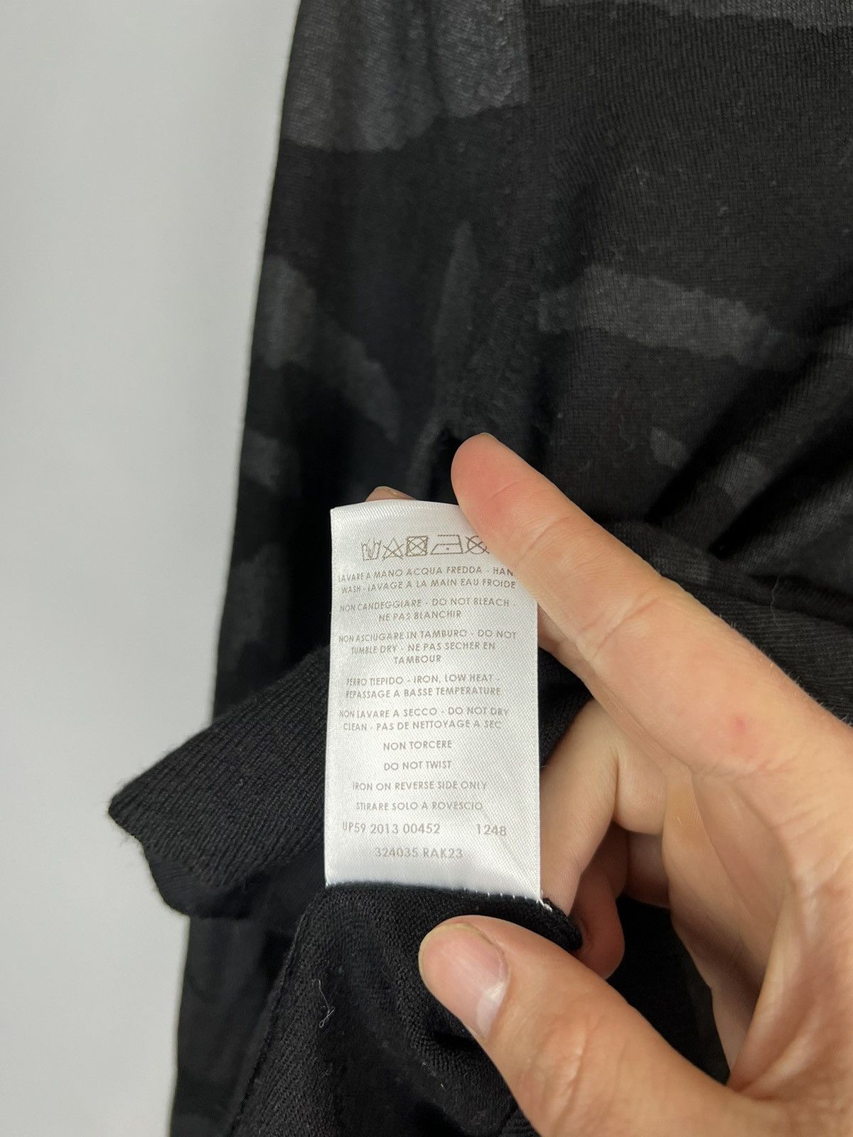Alexander McQueen MCQ Alexander McQueen black camouflage long sleeve sweater Size M / US 6-8 / IT 42-44 - 4 Thumbnail