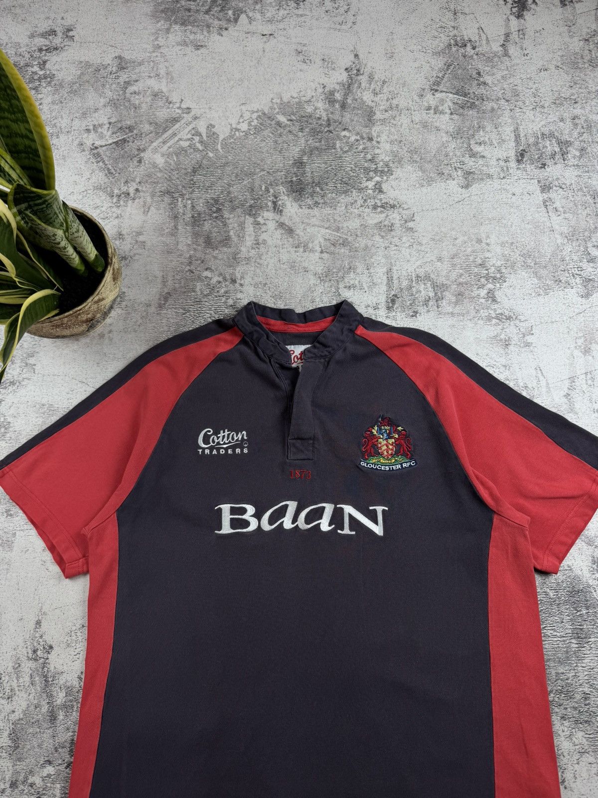 Cotton Traders Gloucester Rugby Shirt 2002 2003 Cotton Traders 00s Large Polo Jersey T Shirt Size US L / EU 52-54 / 3 - 4 Thumbnail