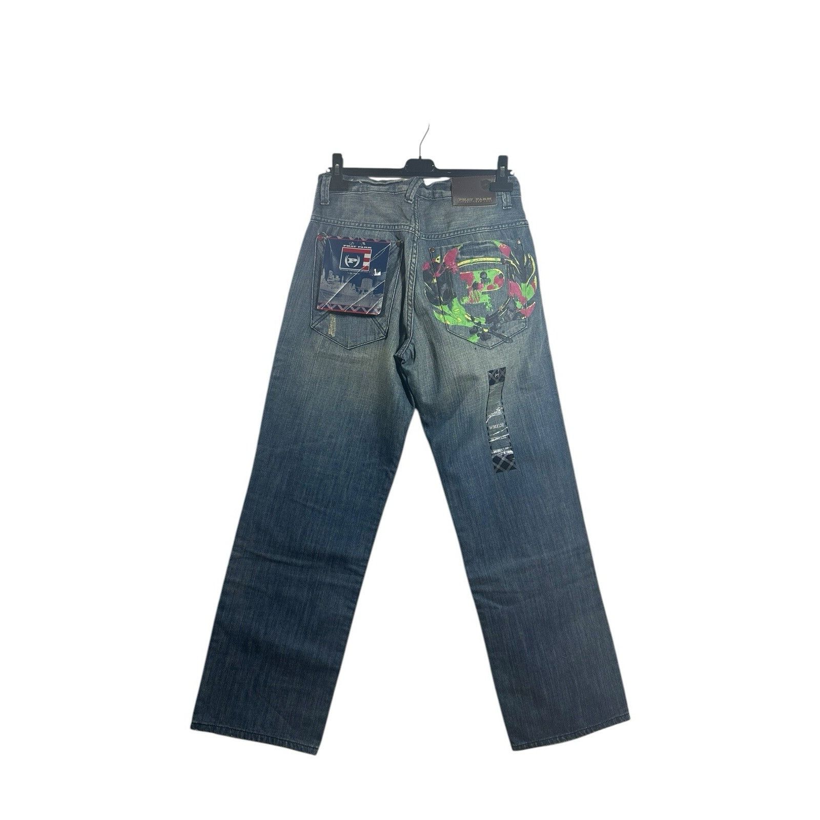 Phat Farm Vintage Phat Farm Denim Jeans Hip Hop Baggy Y2K 90’s 2000’s Size US 30 / EU 46 - 3 Thumbnail