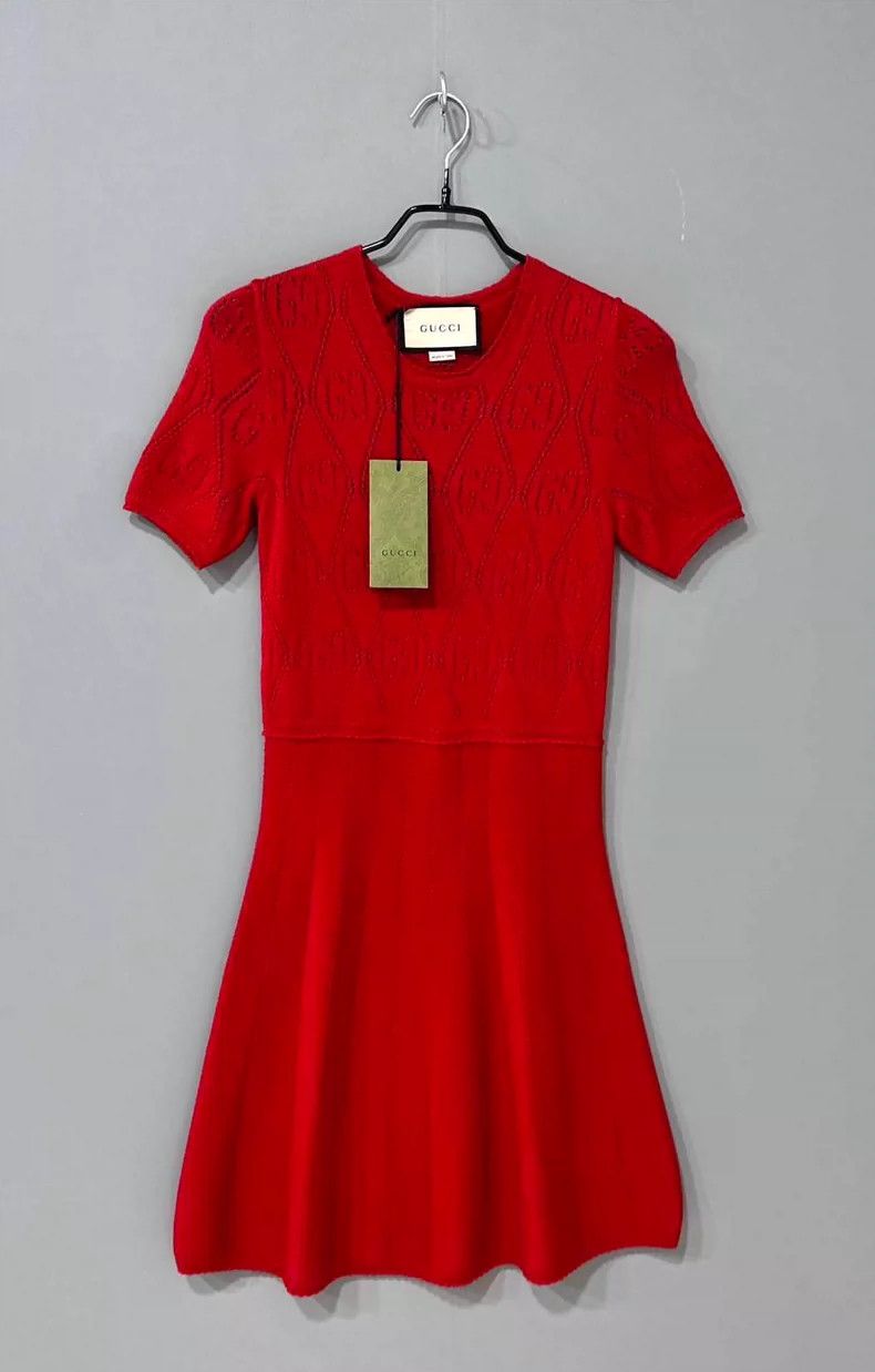Gucci Gucci Hollow-out double-g dress Size XXS / US 00 / IT 34 - 1 Thumbnail