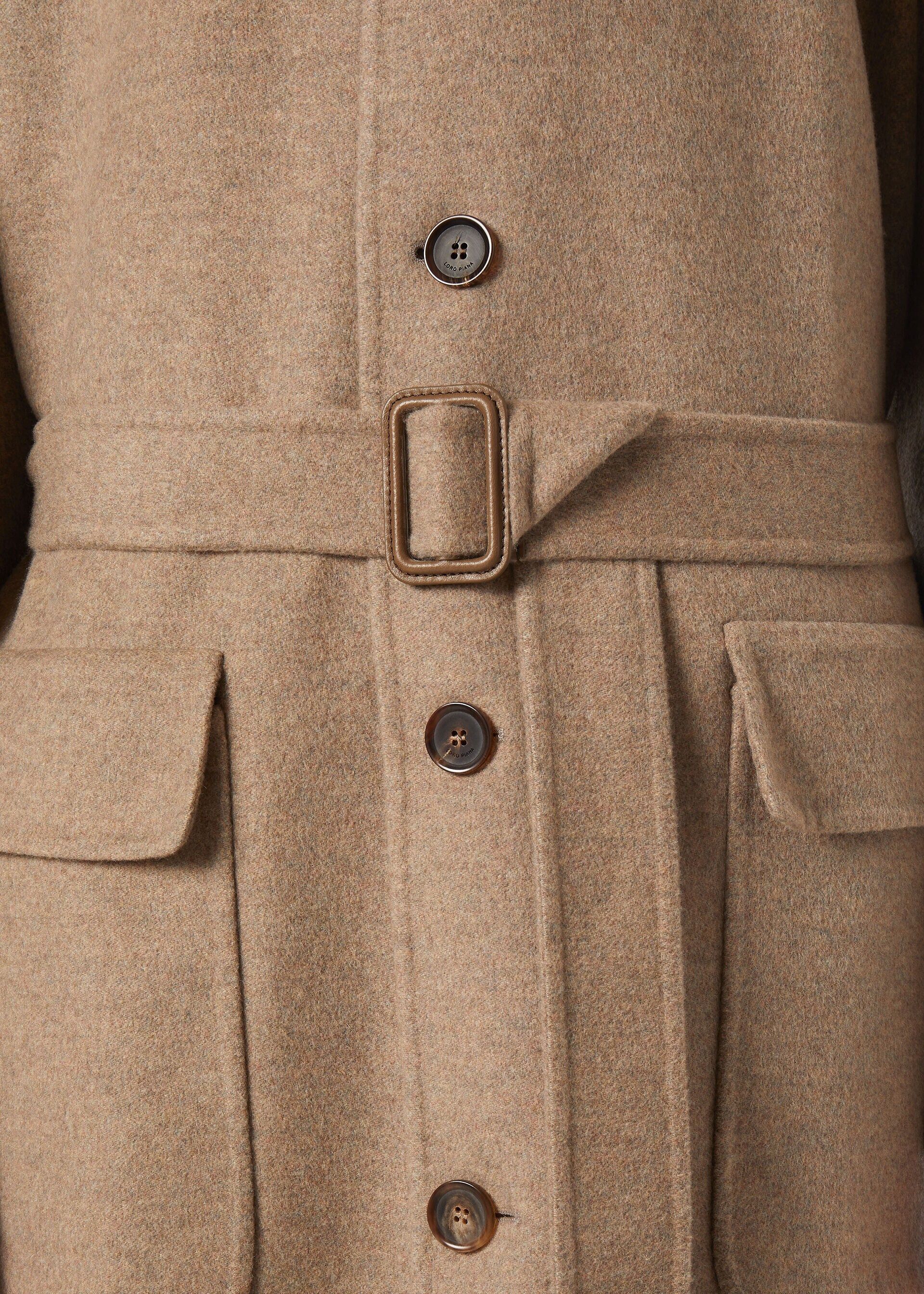 Loro Piana os11x0226 FAQ5706 Owen Coat in Licorice Root Melange Size US M / EU 48-50 / 2 - 3 Thumbnail