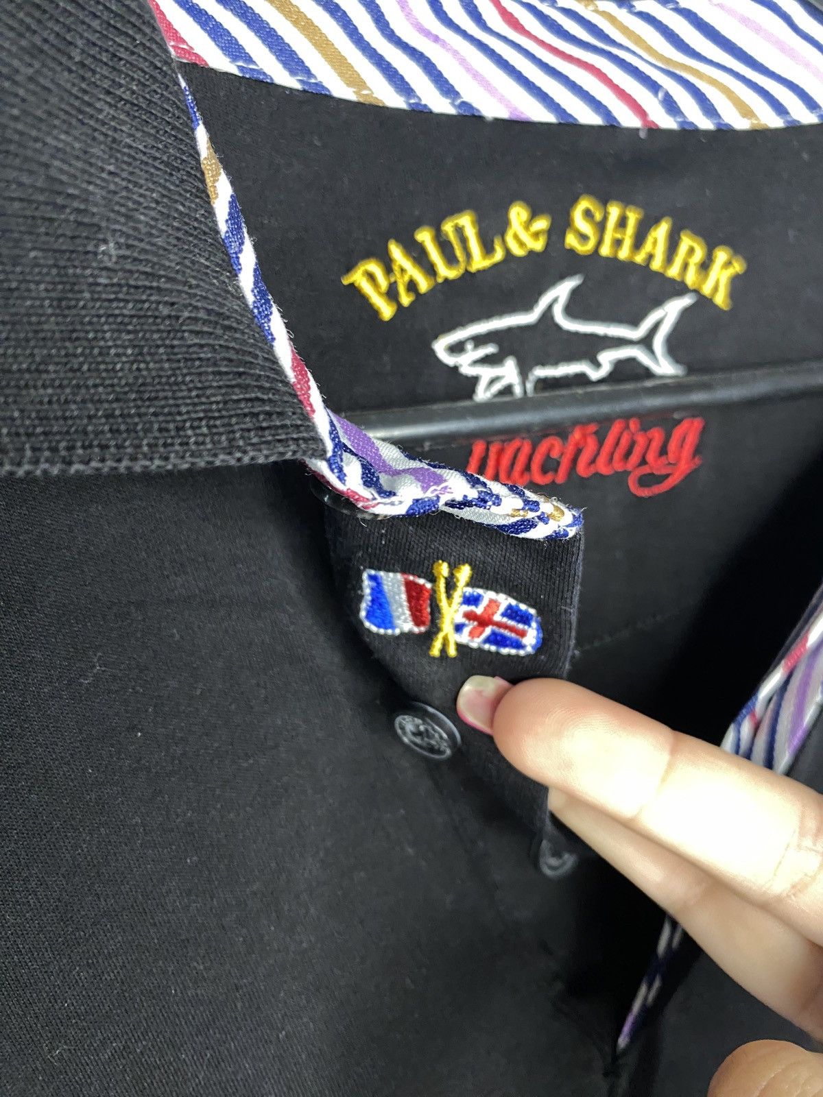 Paul & Shark Mens Paul Shark Short Sleeve Polo Shirt Made in Italy Size S Size US S / EU 44-46 / 1 - 7 Thumbnail