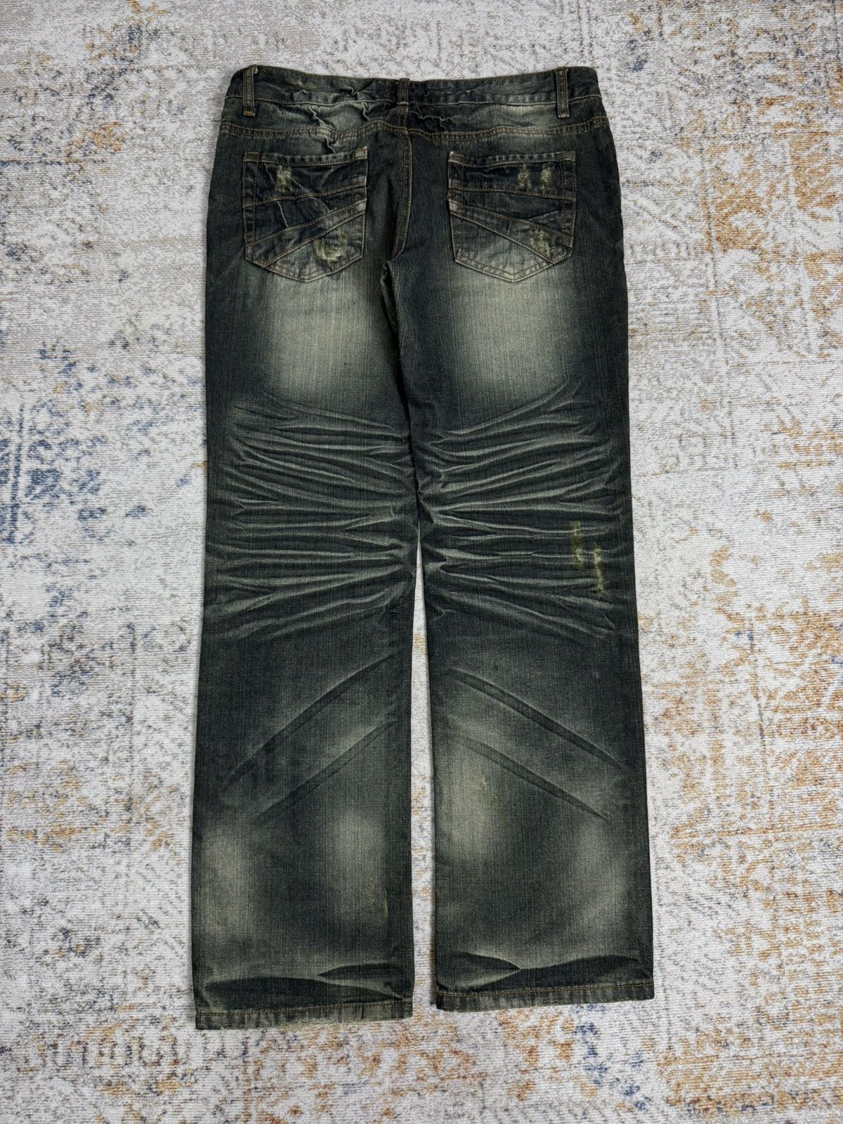 Tornado Mart Dong san y2k style denim pants Size US 34 / EU 50 - 4 Thumbnail