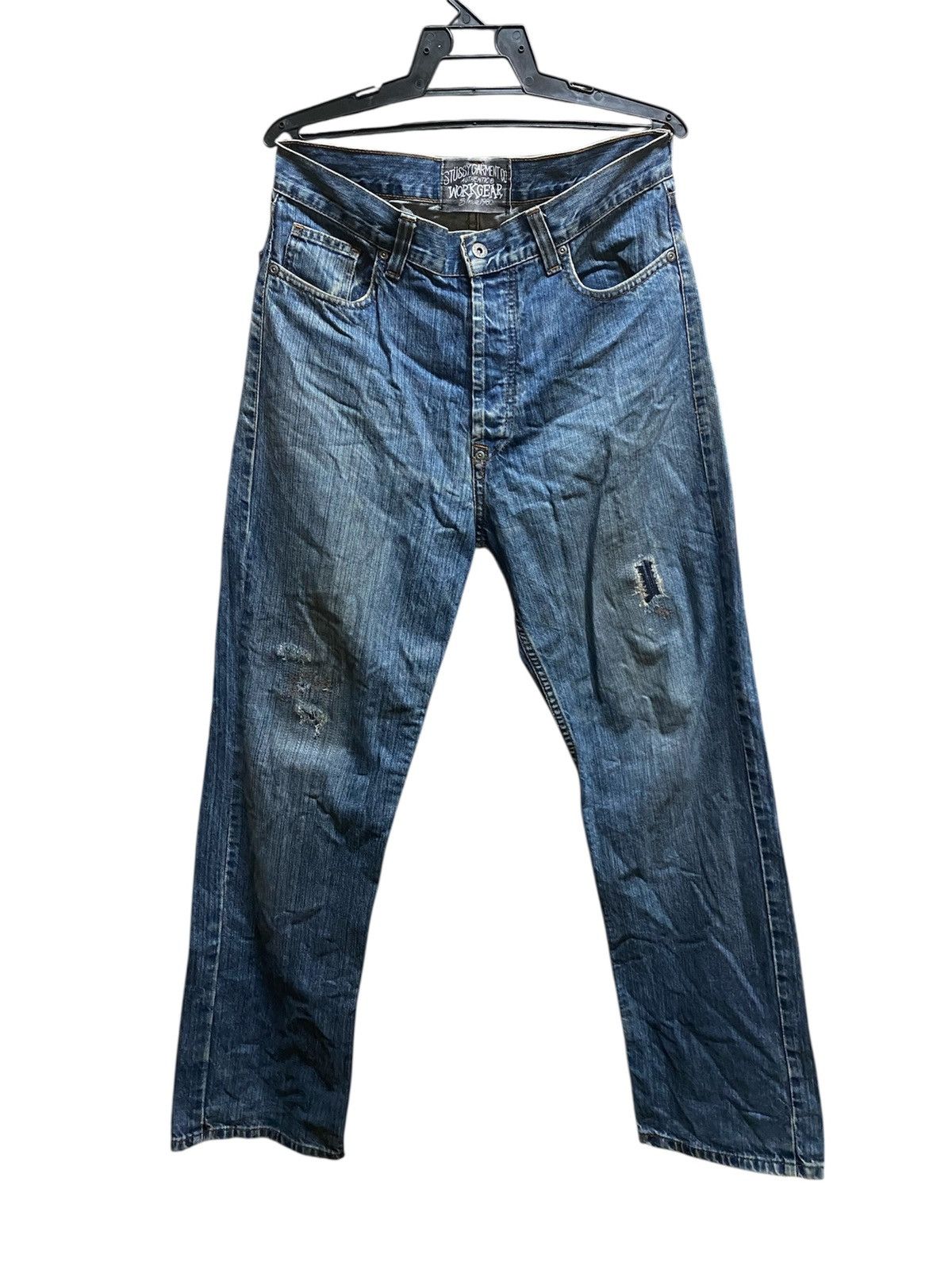 Stussy Stussy Garments Workgear Distressed Jeans Size US 32 / EU 48 - 1 Thumbnail