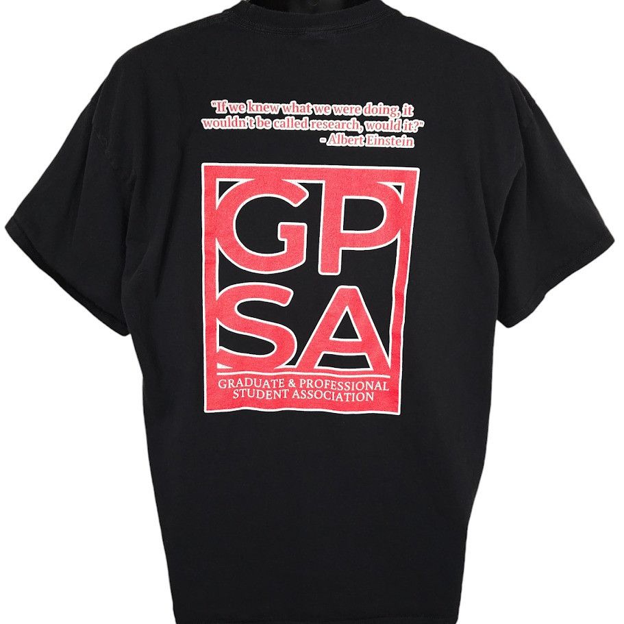 Other UNLV Rebels T Shirt Mens Size XL Black GPSA Program Einstein Size US XL / EU 56 / 4 - 1 Thumbnail