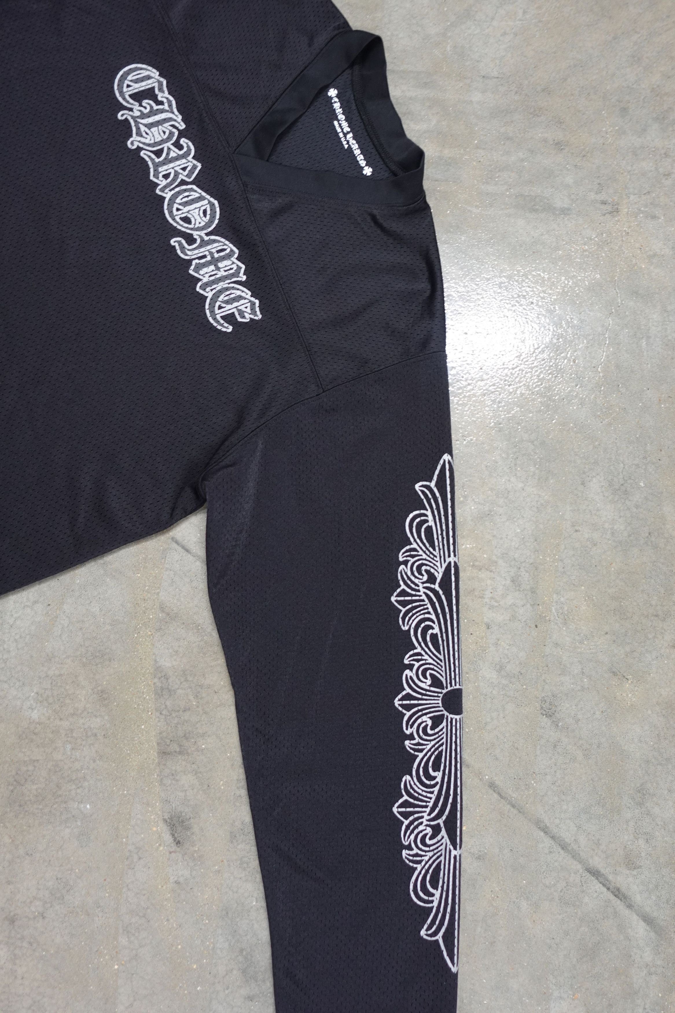 Chrome Hearts CHROME HEARTS MESH JERSEY LONG SLEEVE BLACK Size US S / EU 44-46 / 1 - 2 Thumbnail