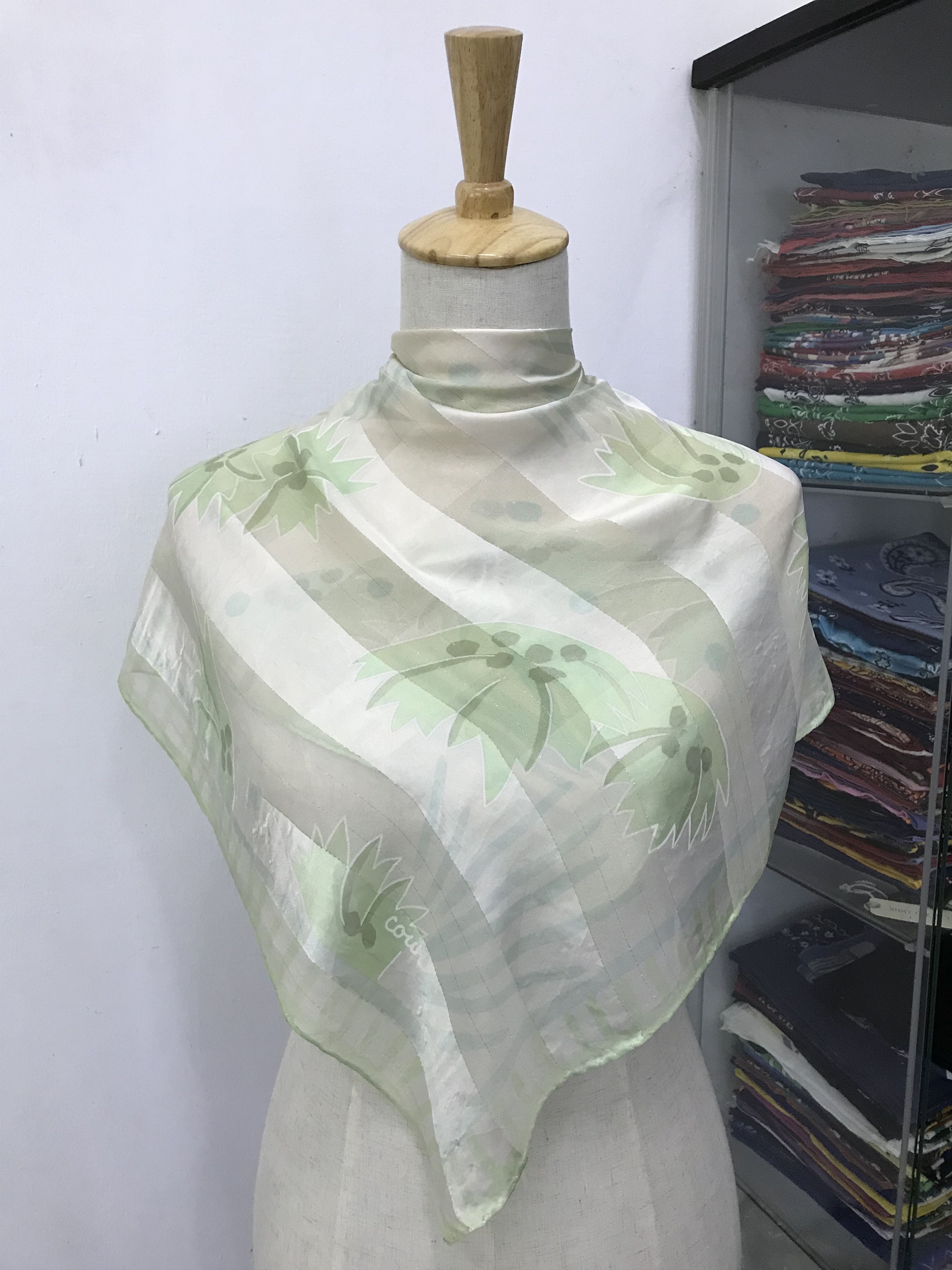 Courreges Vintage Courreges Silk Scarf Size ONE SIZE - 1 Thumbnail
