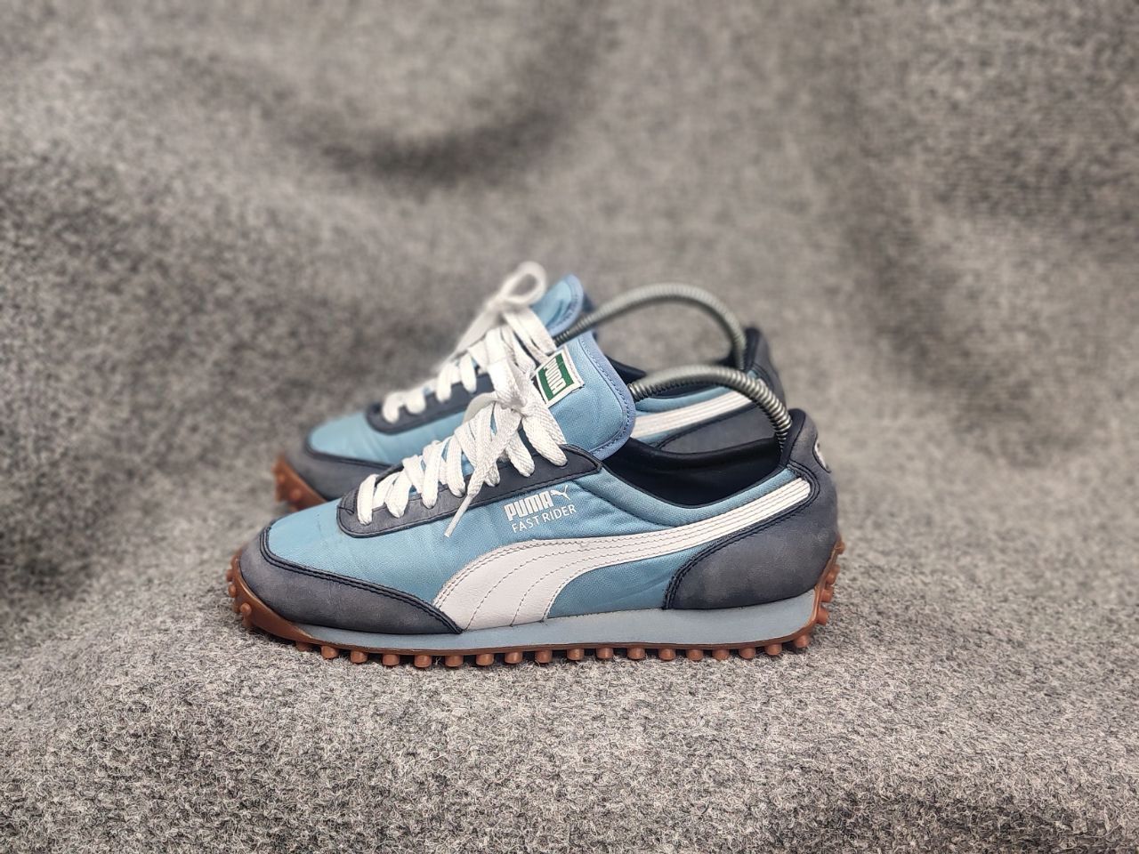 Puma Vintage 00's Puma Fast Rider Blue Logo Sneakers Shoes Y2K Size US 7 / IT 37 - 11 Thumbnail