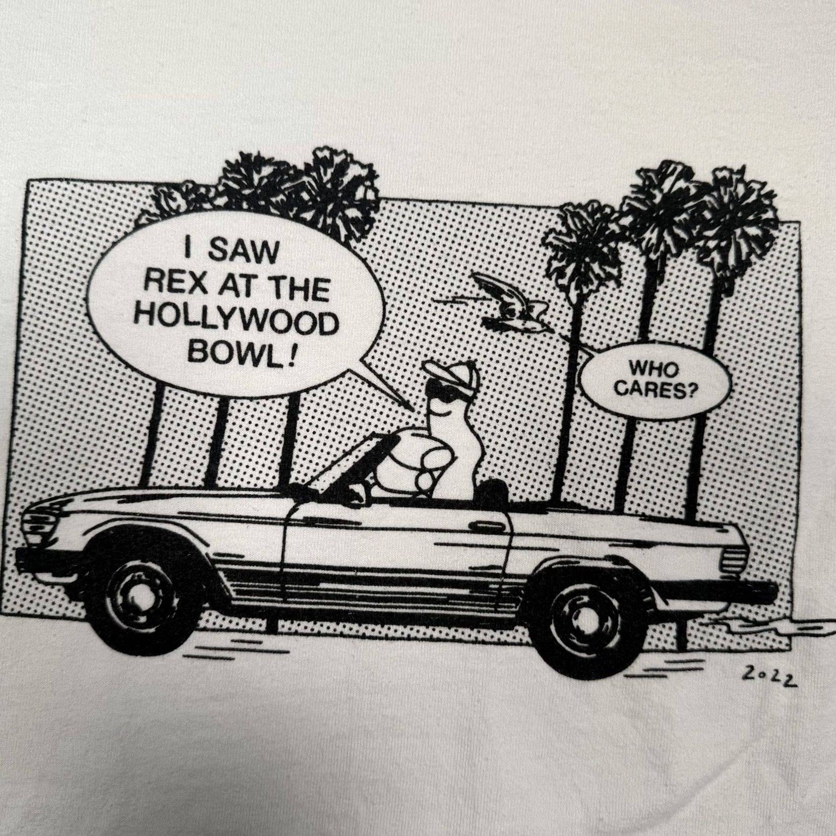 Vintage Rex Orange County Shirt Adult Medium White Hollywood Bowl I Saw Rex At The 2022 Mens Size US M / EU 48-50 / 2 - 2 Thumbnail