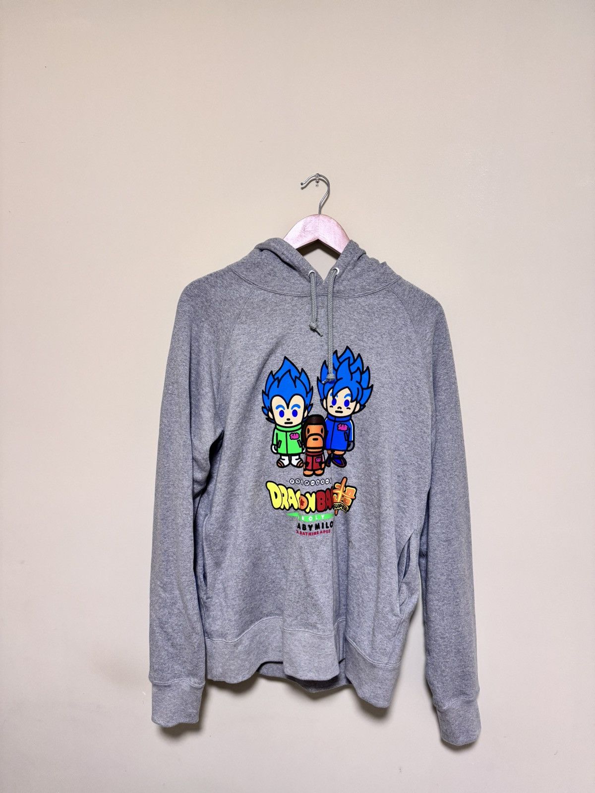 Bape Bape x Dragonball Z Super Saiyan Vegeta & Son Goku Hoodie Size US XL / EU 56 / 4 - 1 Thumbnail
