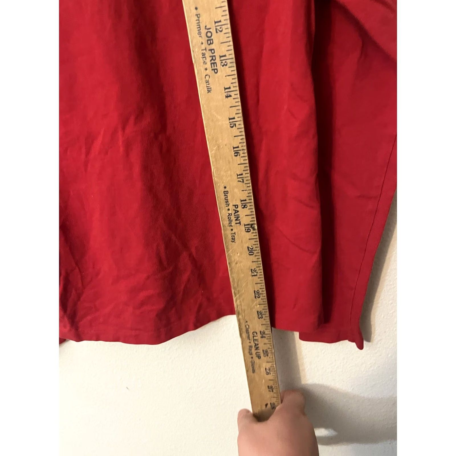 Ralph Lauren Ralph Lauren Sport Shirt Womens Medium Red Turtleneck Long Sleeve Cotton Size M / US 6-8 / IT 42-44 - 4 Thumbnail