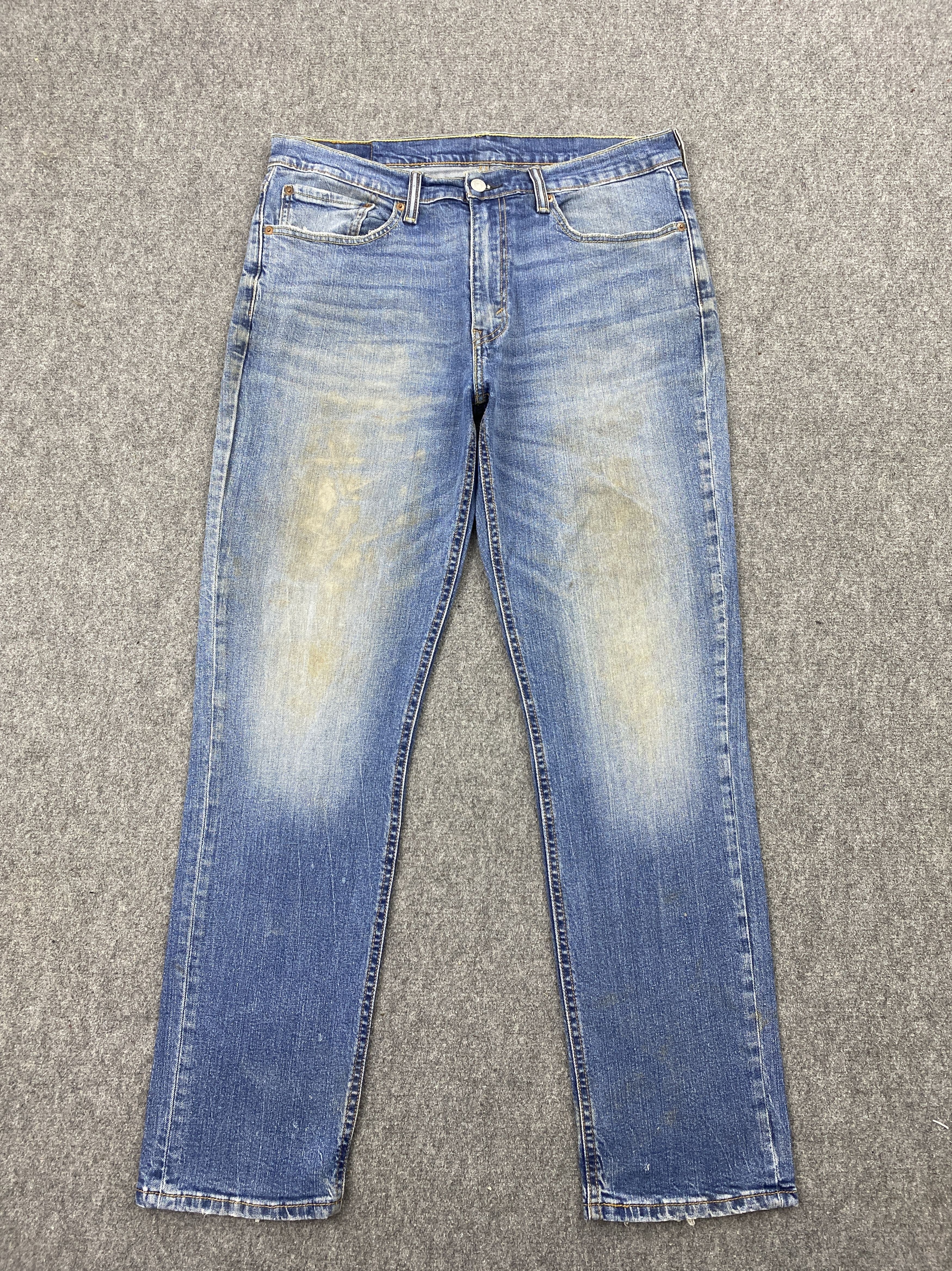 image of Distressed Denim x Levis Dirty Vintage Levis 541 Faded Blue Jeans in Blue Denim, Men's (Size 35)