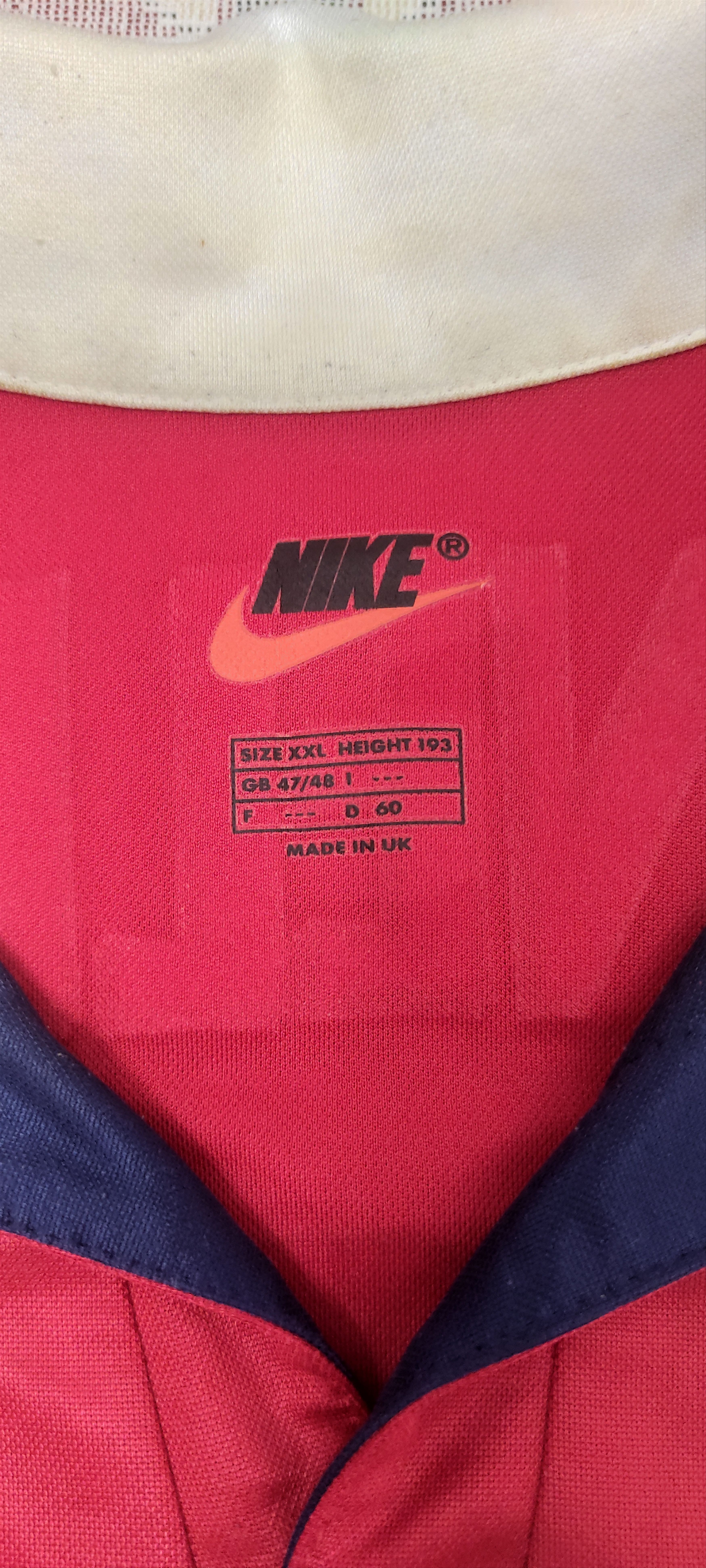 Nike Arsenal #9 Anelka NicolaHome football shirt 1998 - 1999 Rare Size US XXL / EU 58 / 5 - 3 Thumbnail