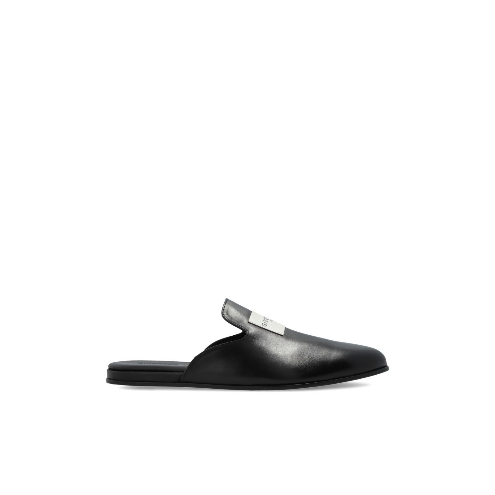Givenchy GIVENCHY Black Leather Slides New & Authentic (Men's size:9; Size US 9 / EU 42 - 5 Thumbnail