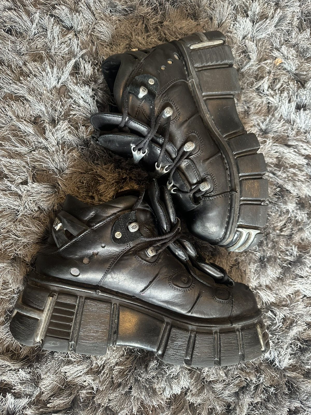 New Rock New Rock Gothic Ankle Boots-106-S1 | Grailed