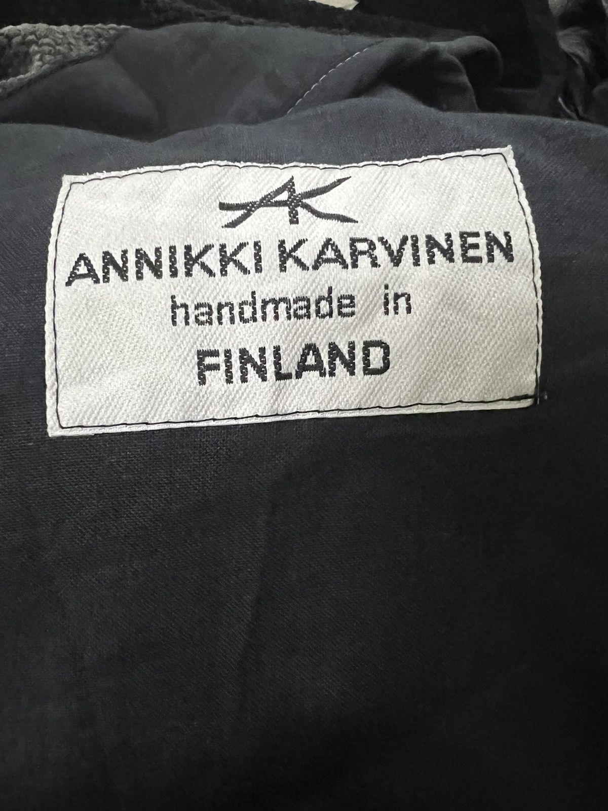 Annikki Karvinen × Handmade × Vintage ANNIKKI KARVINEN xHANDMADE IN FINLAND (GJ35) Size US XL / EU 56 / 4 - 3 Thumbnail