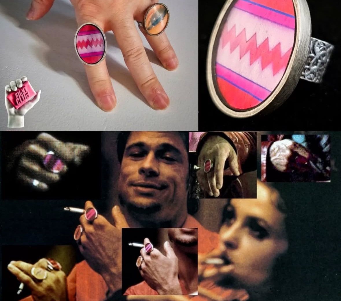 Flight Club FIGHT CLUB EGG & EYE WINK RINGS Size ONE SIZE - 3 Thumbnail