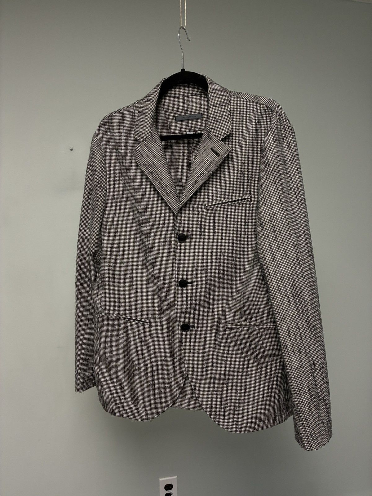 John Varvatos Deconstructed Houndstooth Jacket EU 48 USA 38 Size US M / EU 48-50 / 2 - 5 Thumbnail