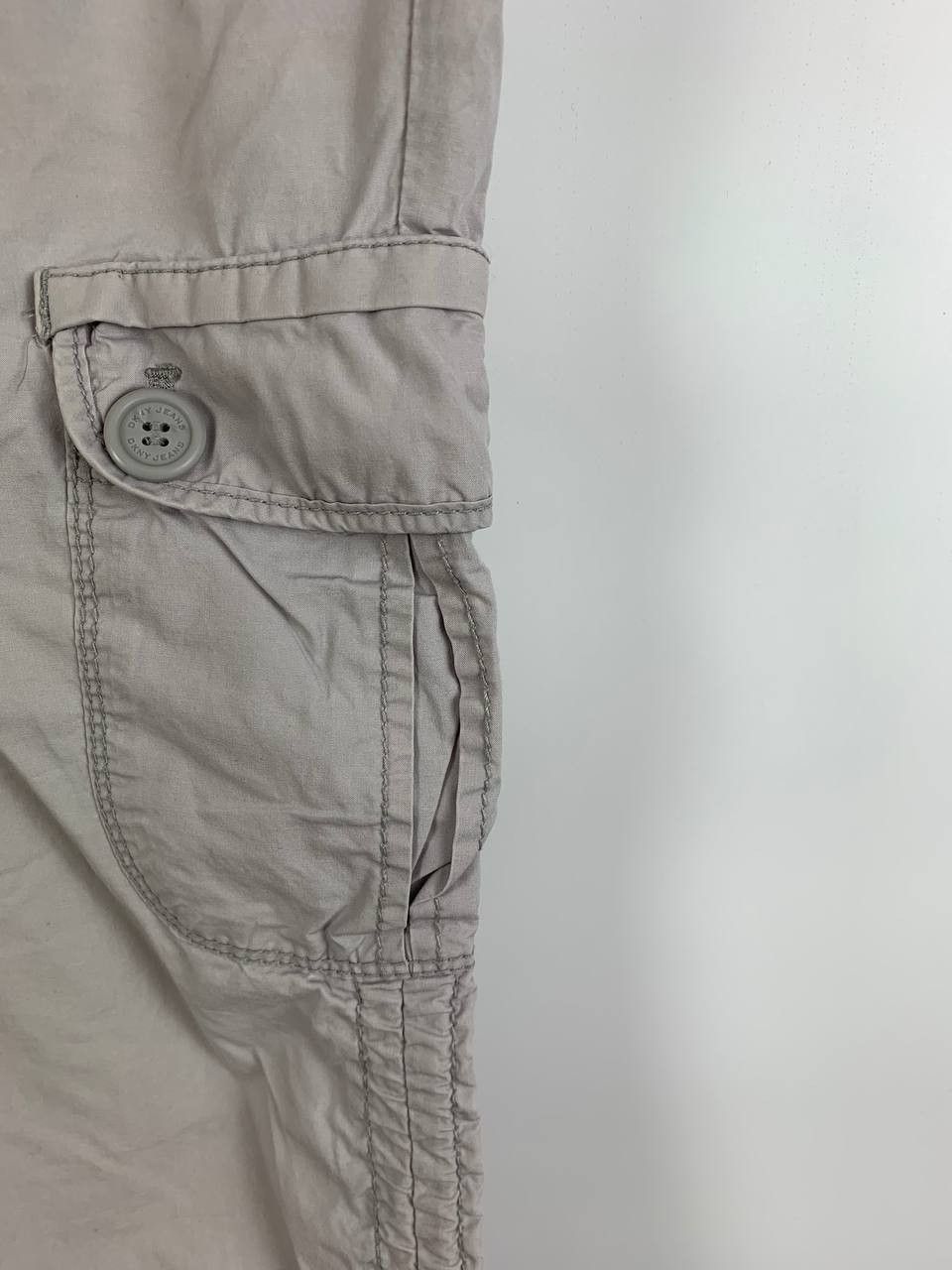 DKNY DKNY jeans breeches Grey cotton 12 Size 34" / US 12 / IT 48 - 5 Thumbnail